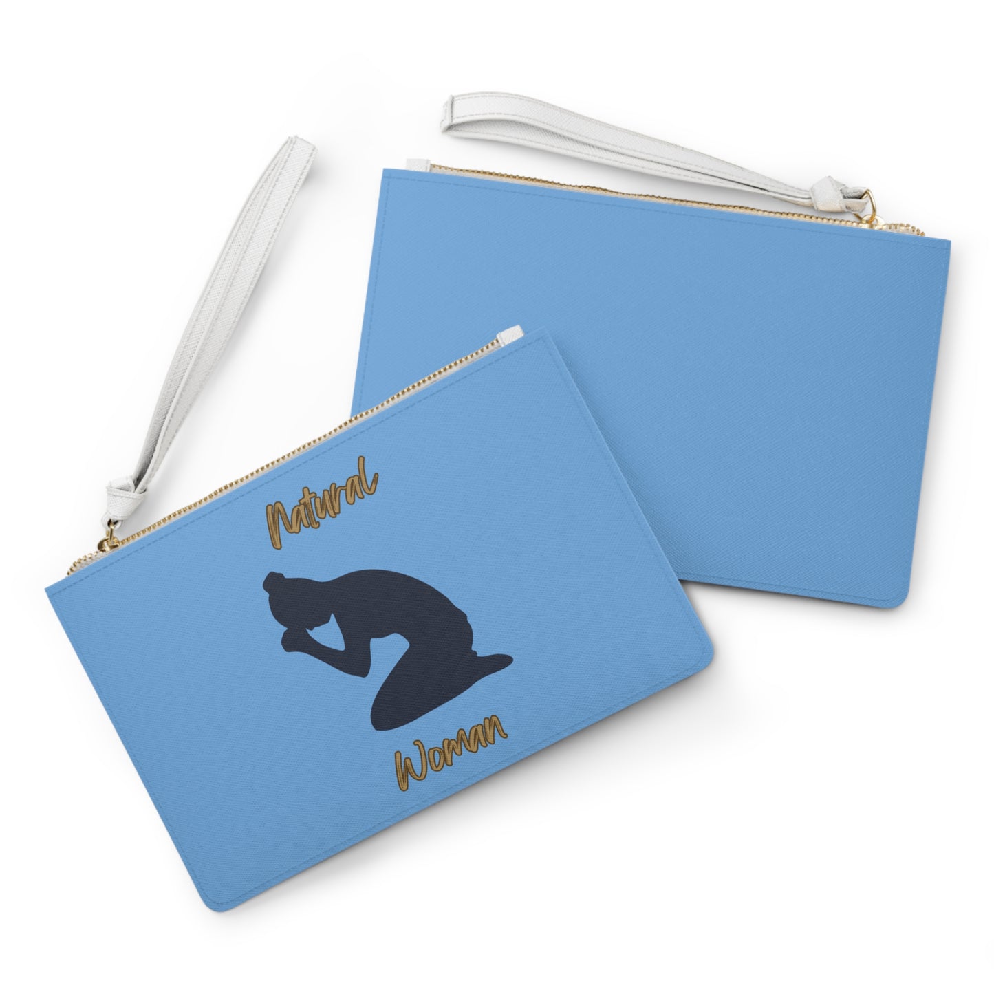 Natural Woman Pray (BL) Clutch Bag LIGHT BLUE