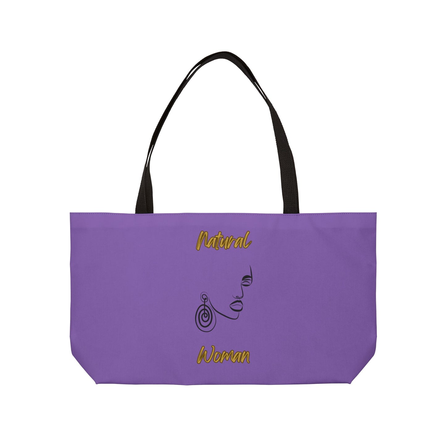 Natural Woman Music In My Soul (BL) Weekender Tote Bag LIGHT PURPLE
