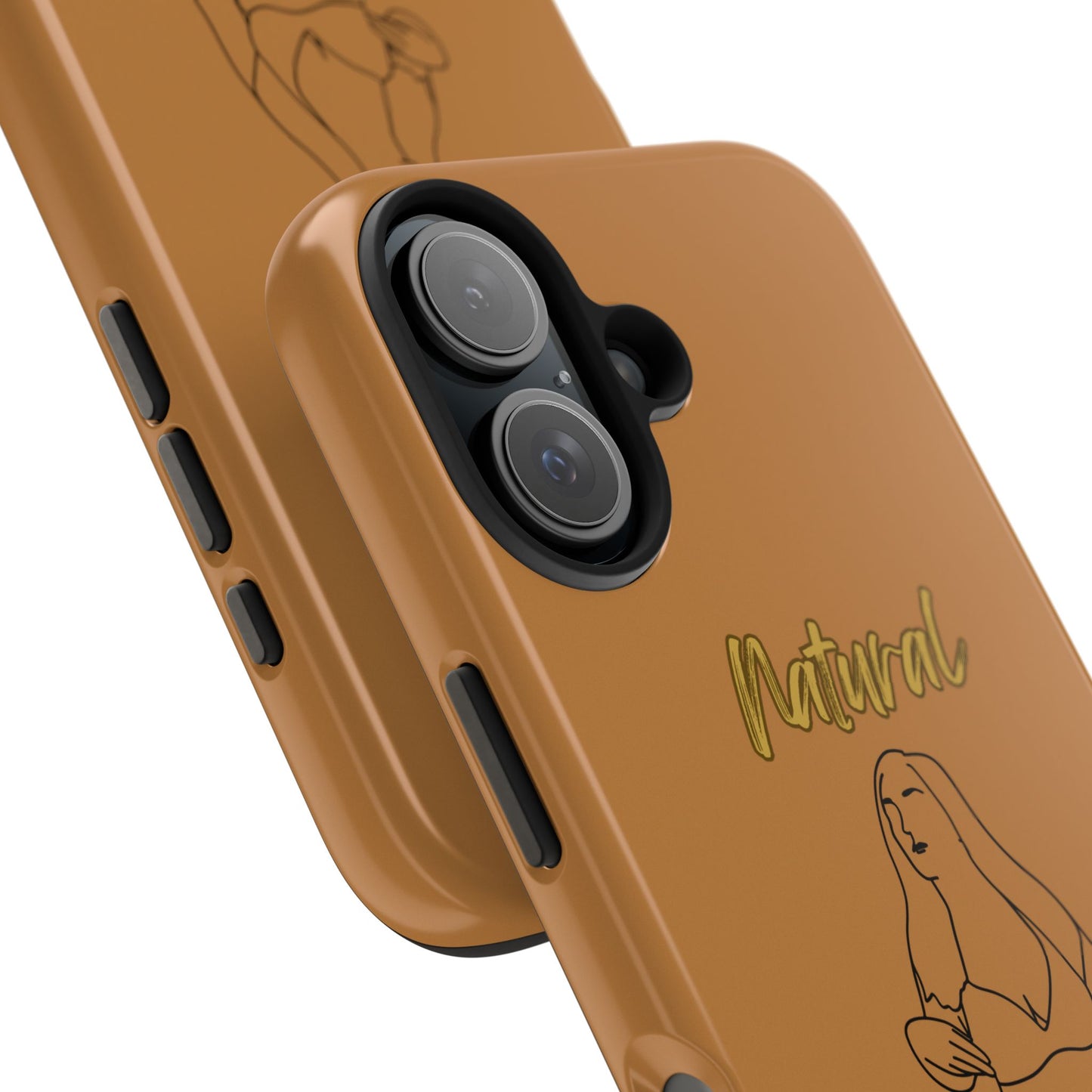 Natural Woman Full Beauty (BL)Tough Phone Cases LIGHT BROWN