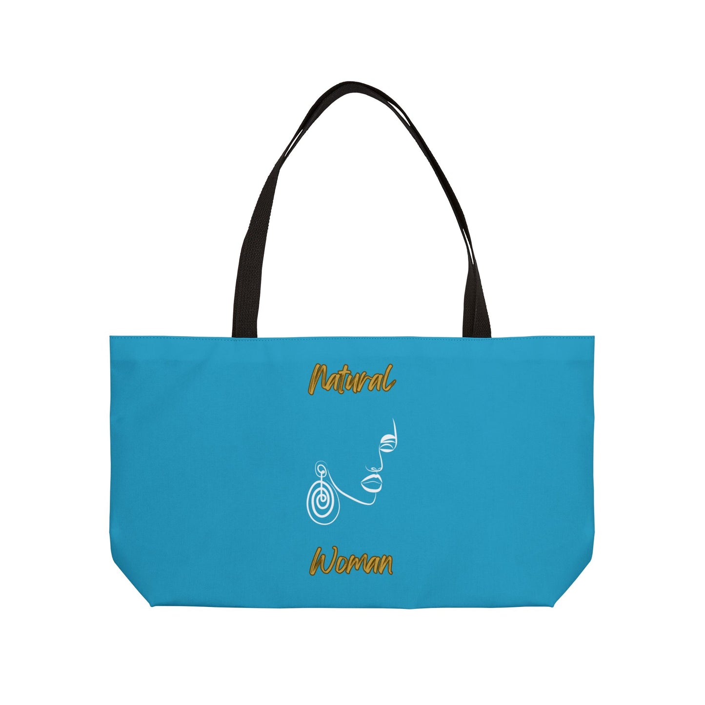 Natural Woman Music In My Soul (WL) Weekender Tote Bag TURQUOISE
