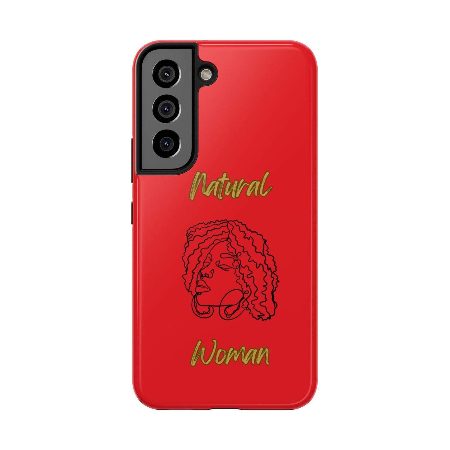 Natural Woman Naturally Me (BL)Tough Phone Cases RED