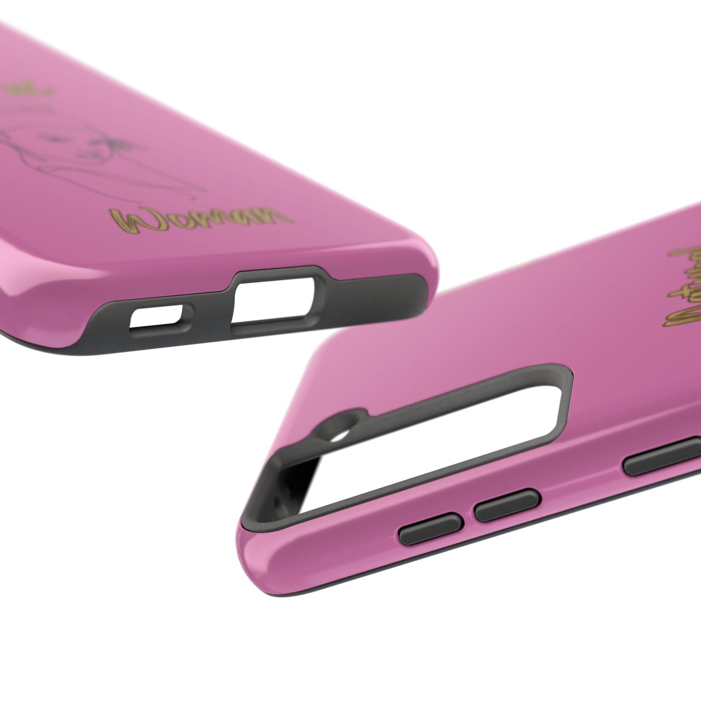 Natural Woman Sassy Bun (BL) Tough Phone Cases LIGHT PINK