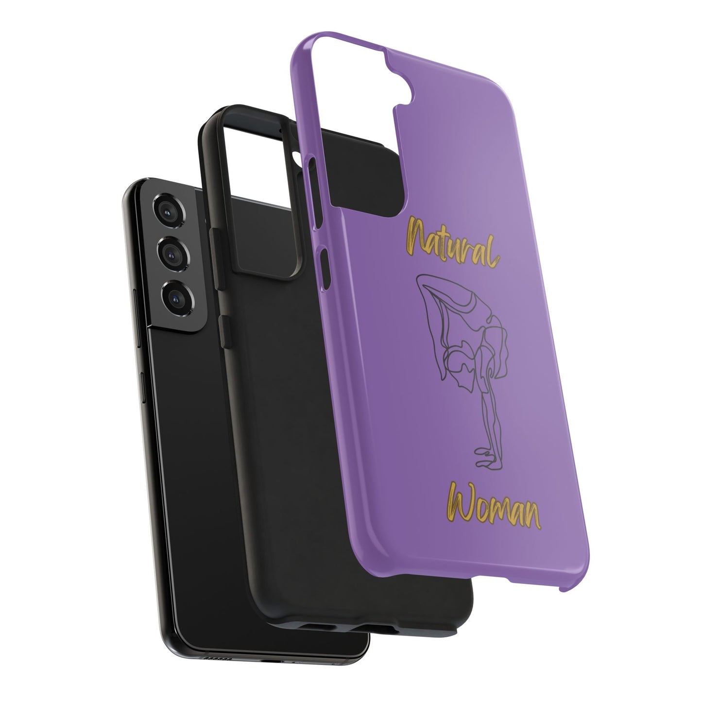 Natural Woman Flexible (BL)Tough Phone Cases LIGHT PURPLE