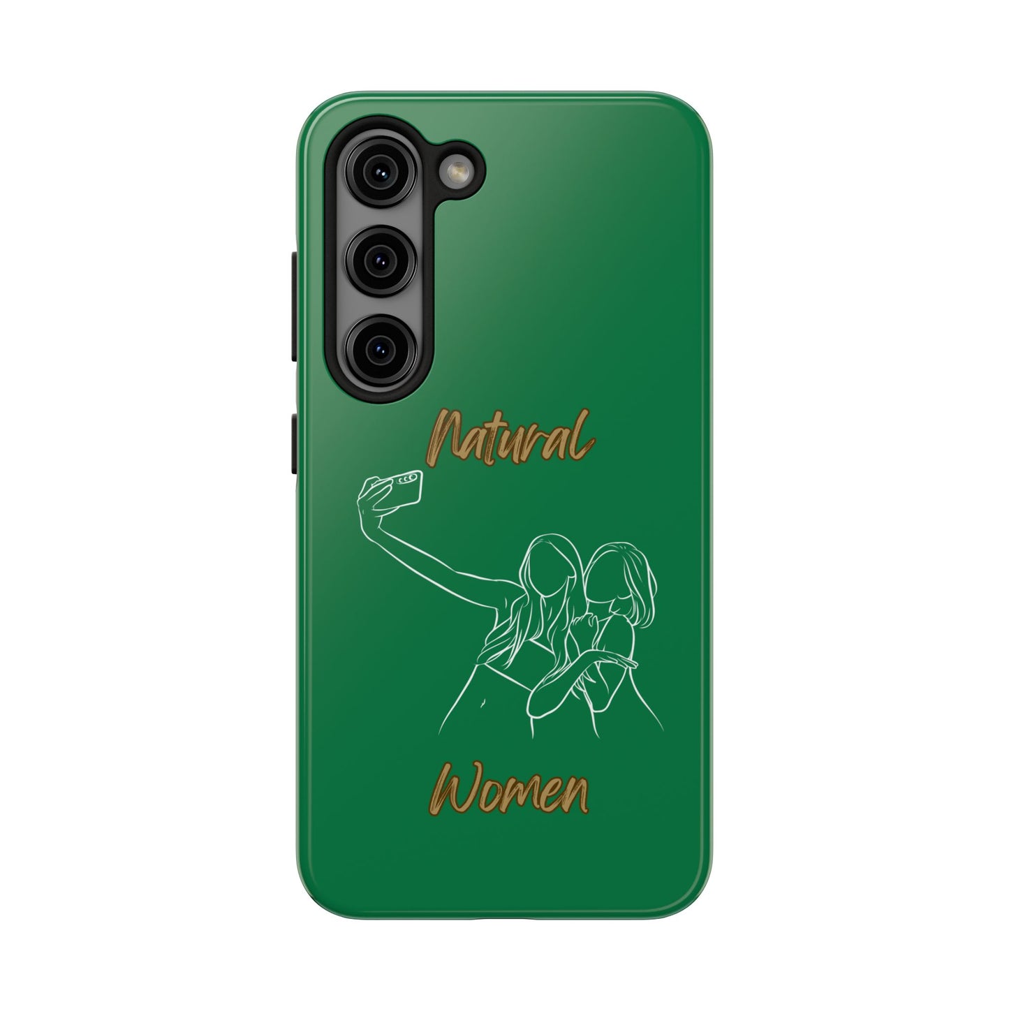 Natural Woman Friends Selfie (WL)Tough Phone Cases DARK GREEN