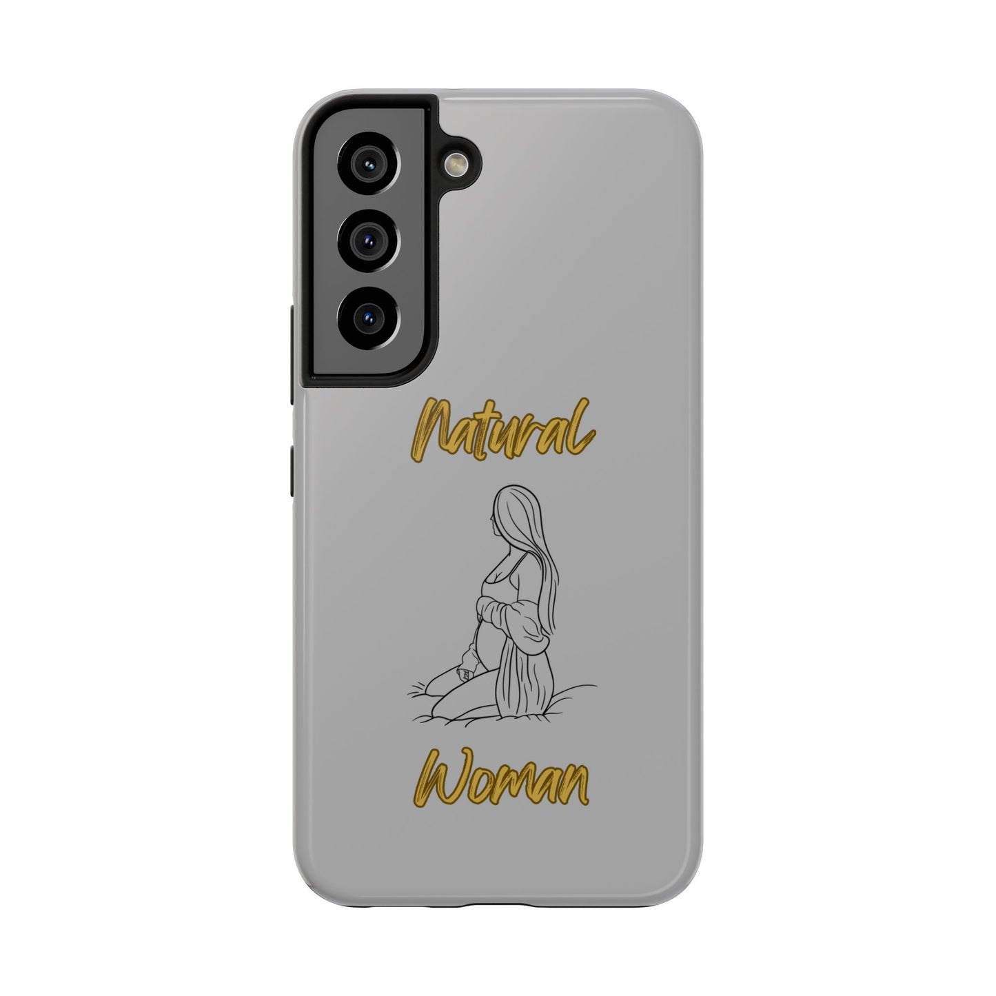 Natural Woman Expecting (BL)Tough Phone Cases LIGHT GREY