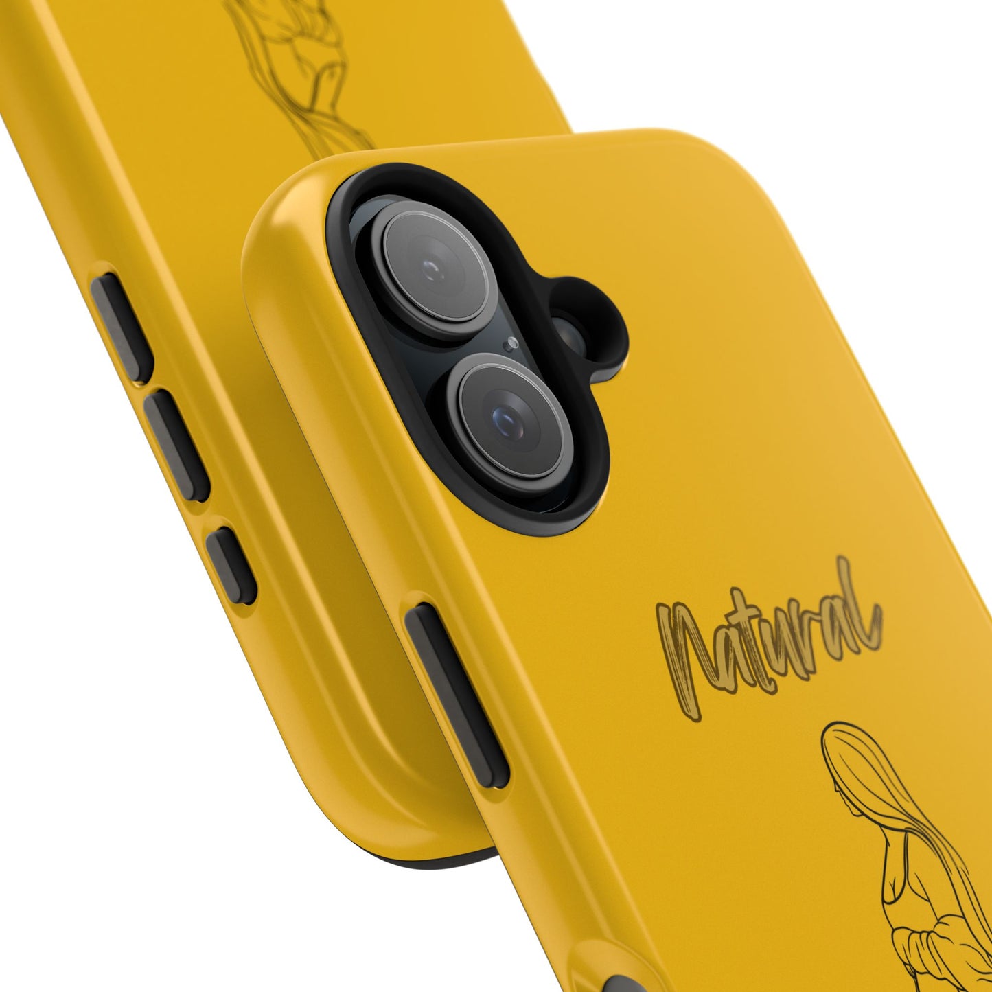 Natural Woman Expecting (BL)Tough Phone Cases YELLOW