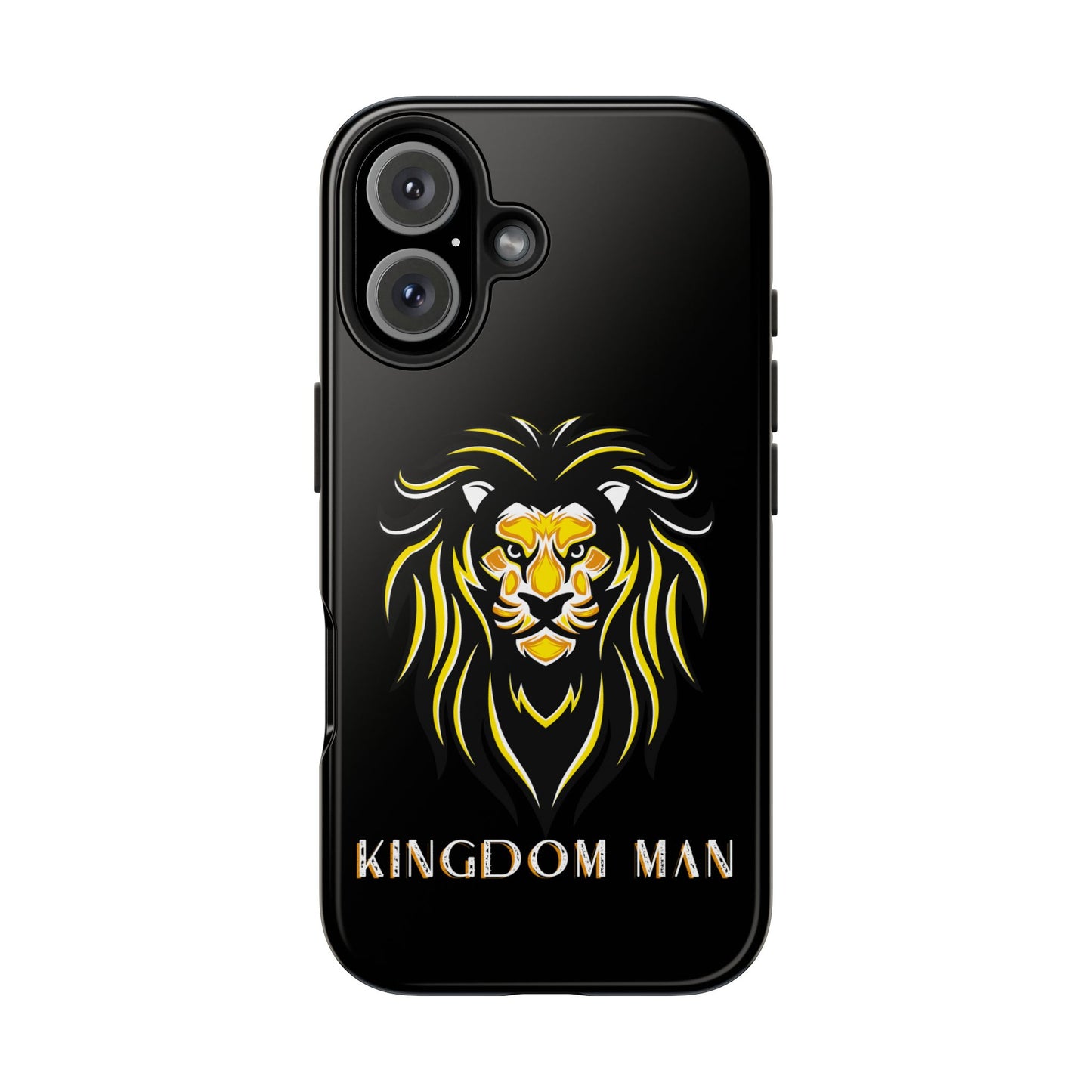 Kingdom Man (White-Gold Label) Tough Phone Case BLACK