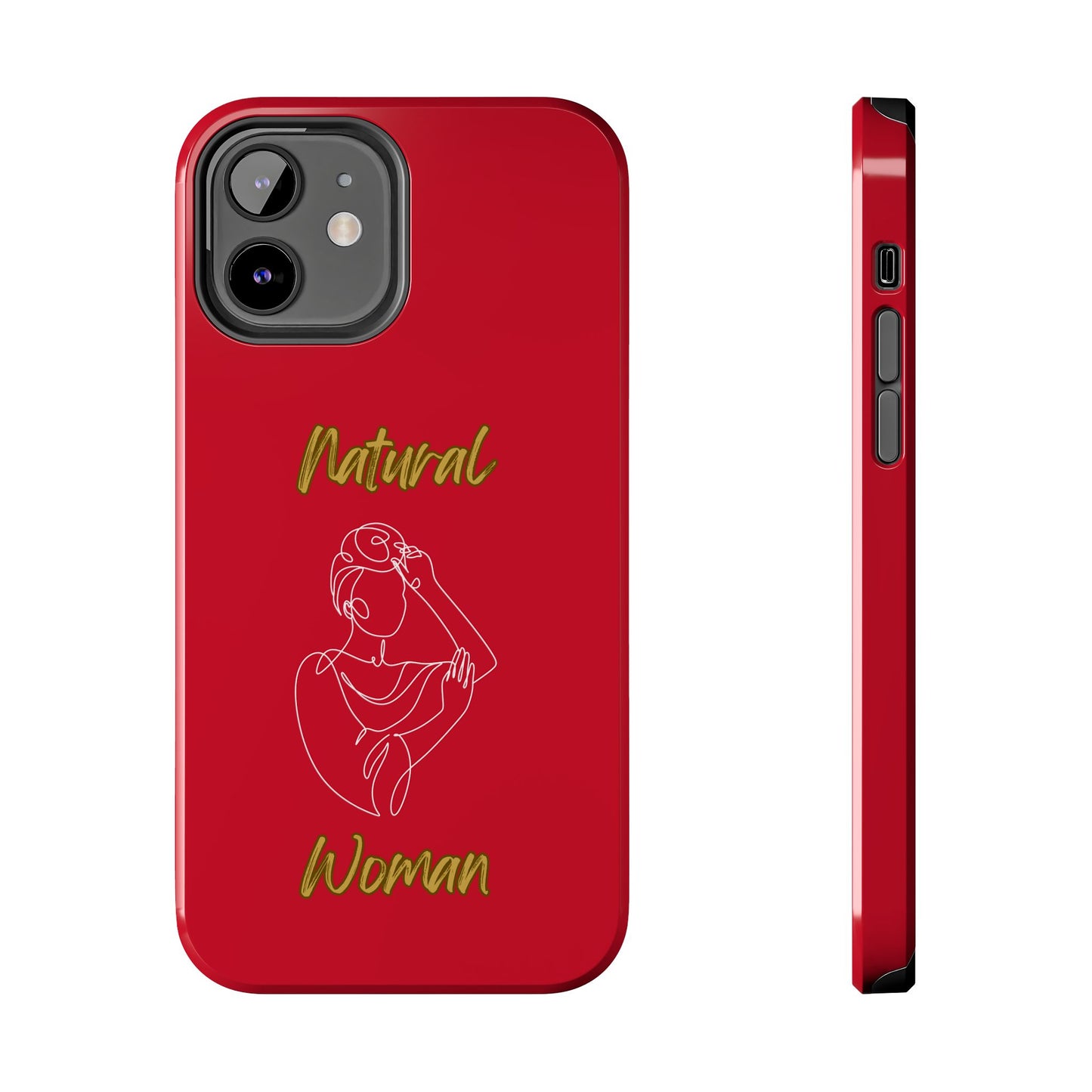 Natural Woman Style (WL)Tough Phone Cases DARK RED