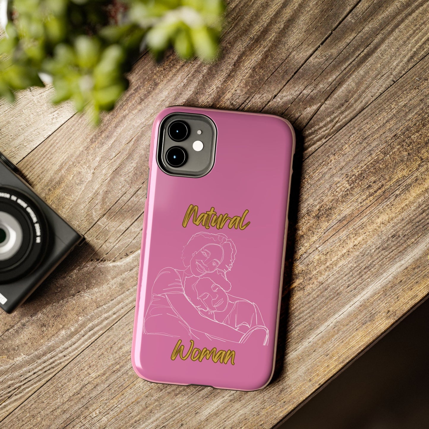 Natural Woman Loving Embrace (WL)Tough Phone Cases LIGHT PINK