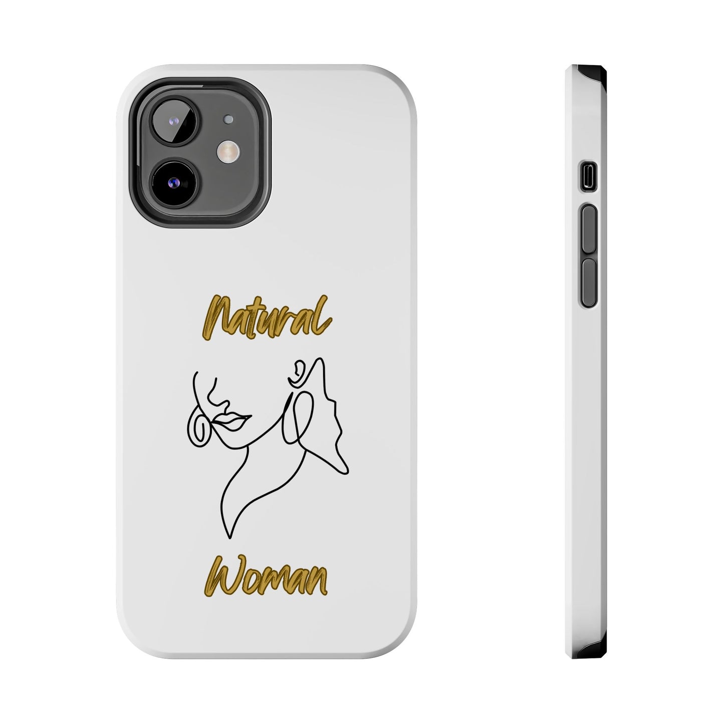 Natural Woman Lips (BL)Tough Phone Cases WHITE
