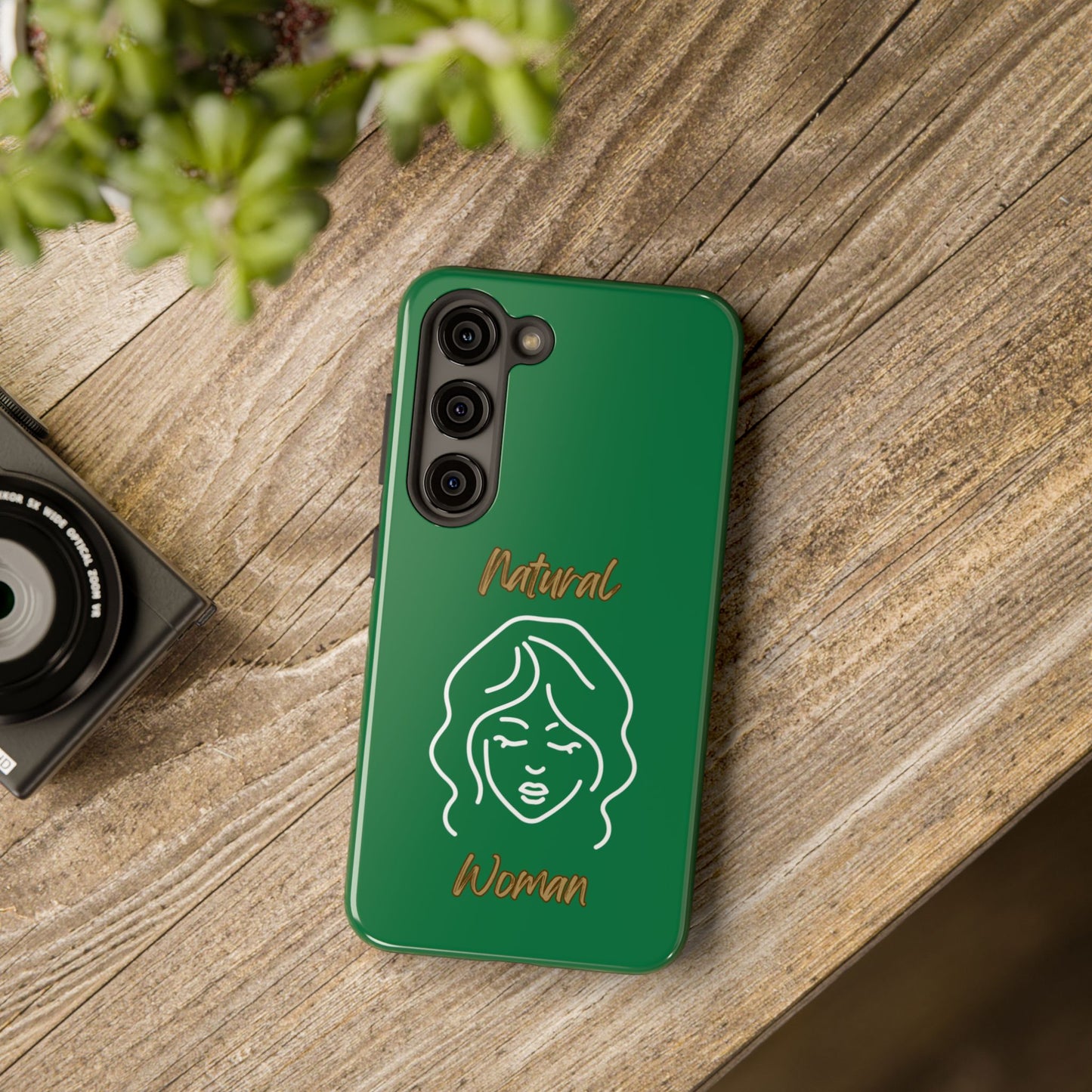 Natural Woman Modest (WL)Tough Phone Cases DARK GREEN