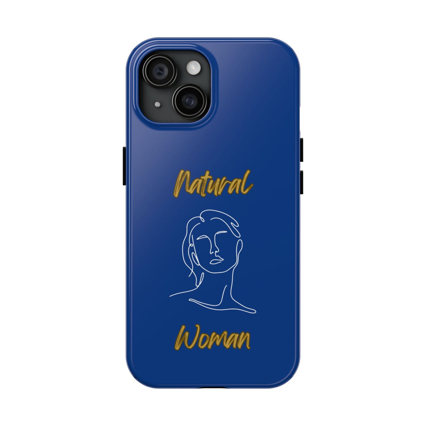 Natural Woman Hello (WL)Tough Phone Cases DARK BLUE