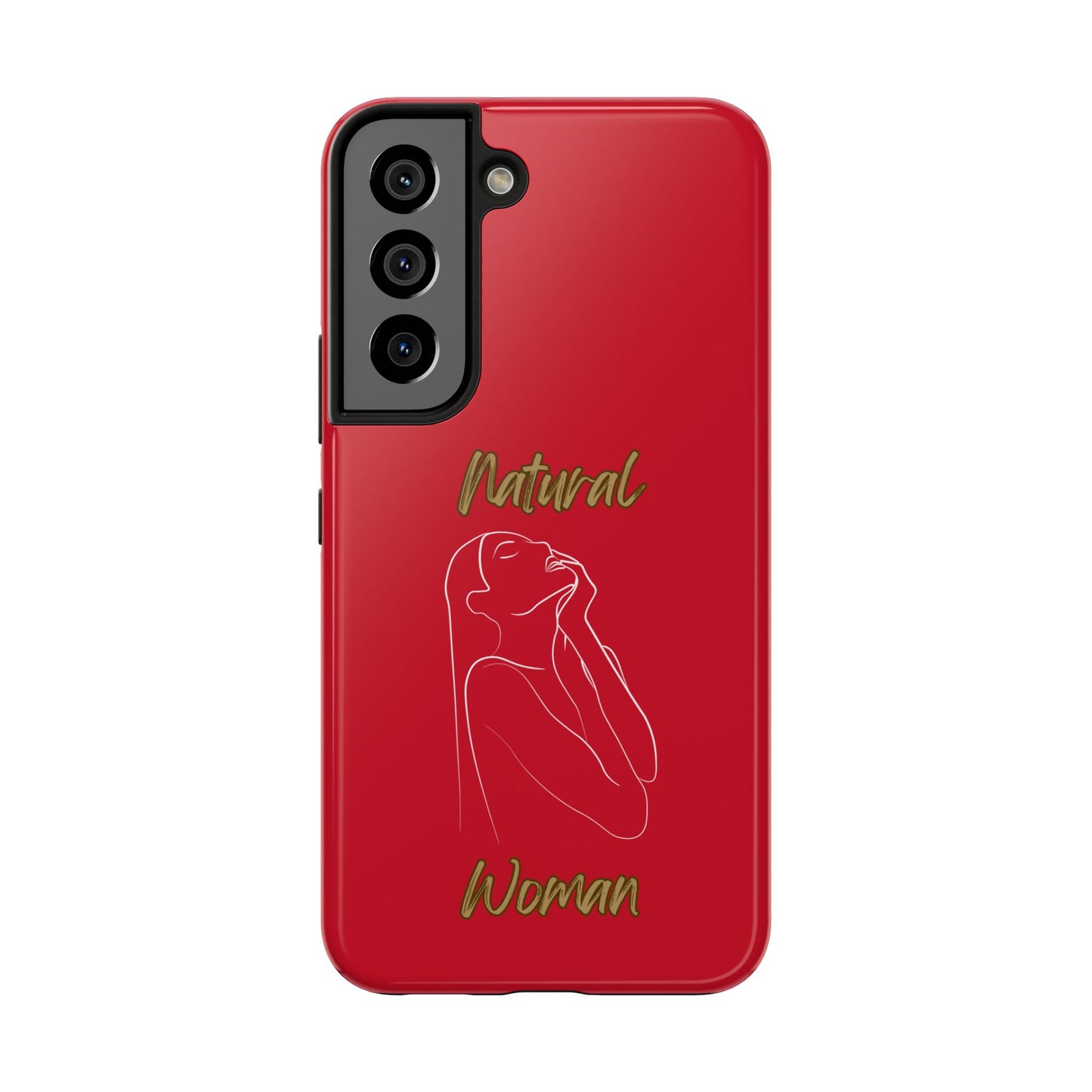 Natural Woman Thank You (WL) Tough Phone Cases DARK RED