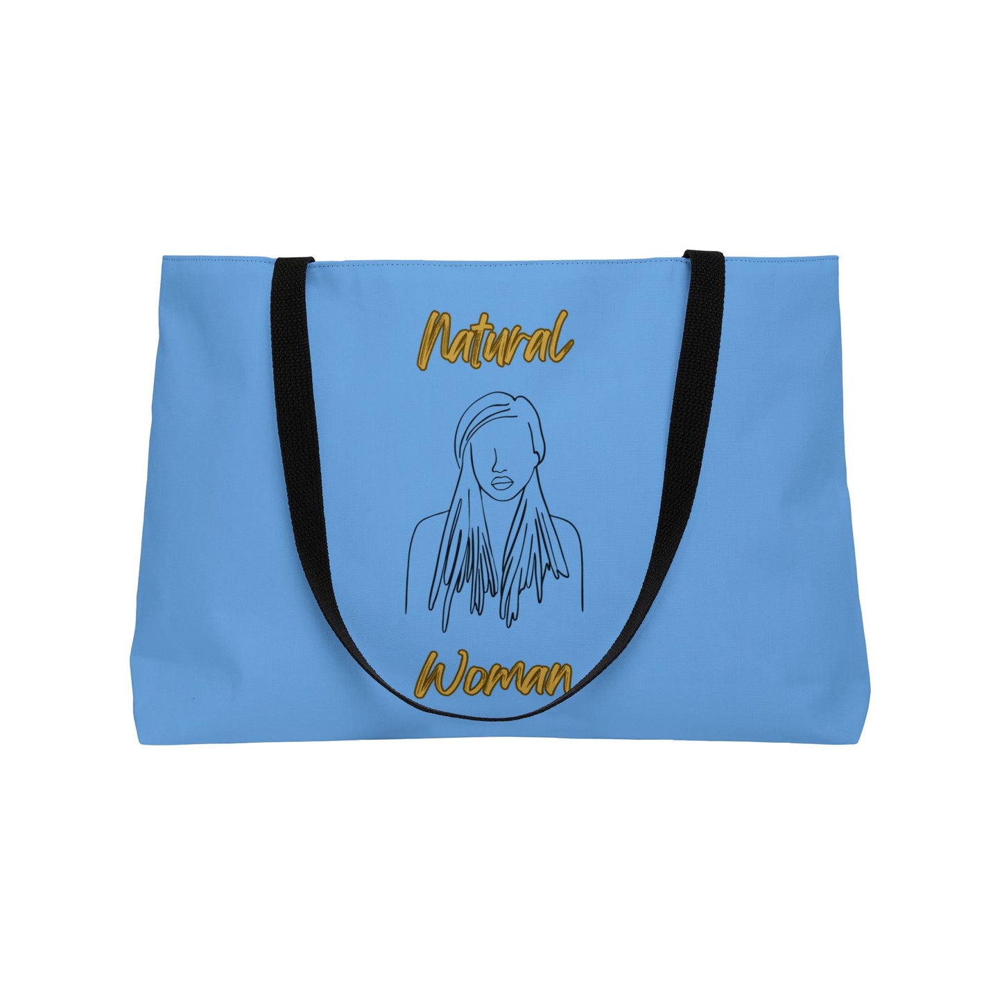 Natural Woman Content (BL) Weekender Tote Bag LIGHT BLUE