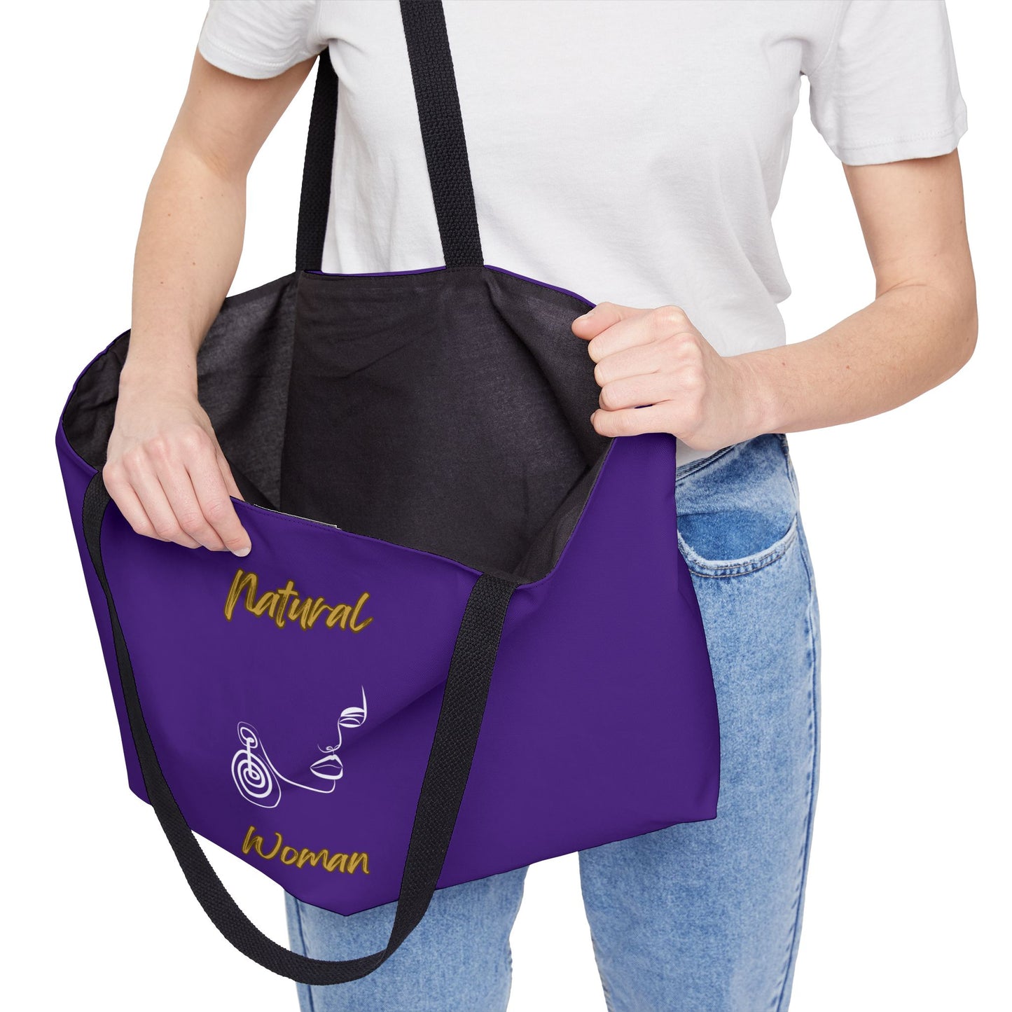 Natural Woman Mus ic In My Soul (WL) Weekender Tote Bag PURPLE