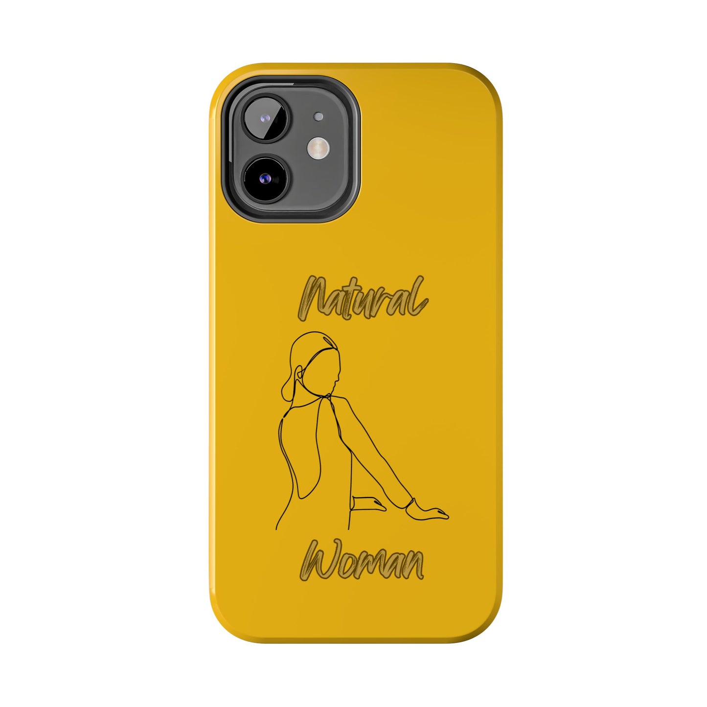 Natural Woman Hands Free (BL)Tough Phone Cases YELLOW
