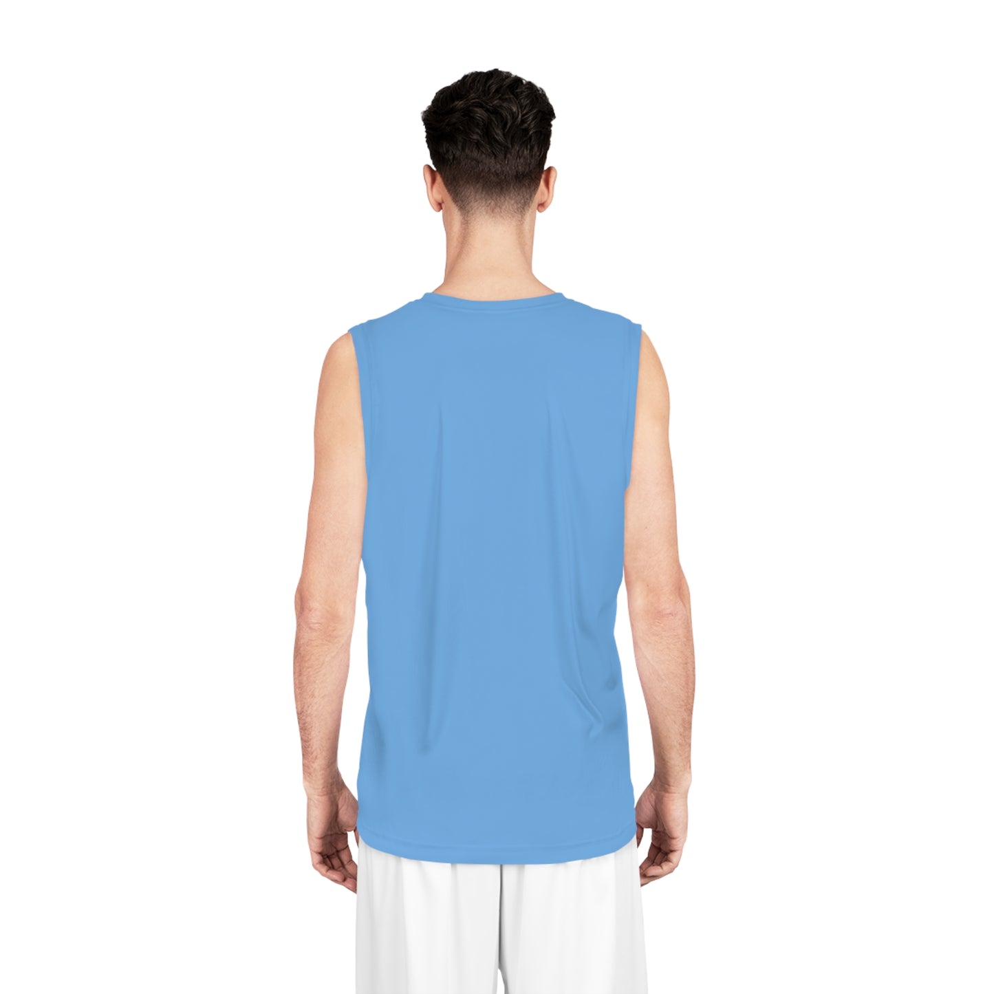 Kingdom Man (Gold) Basketball Jersey LIGHT BLUE