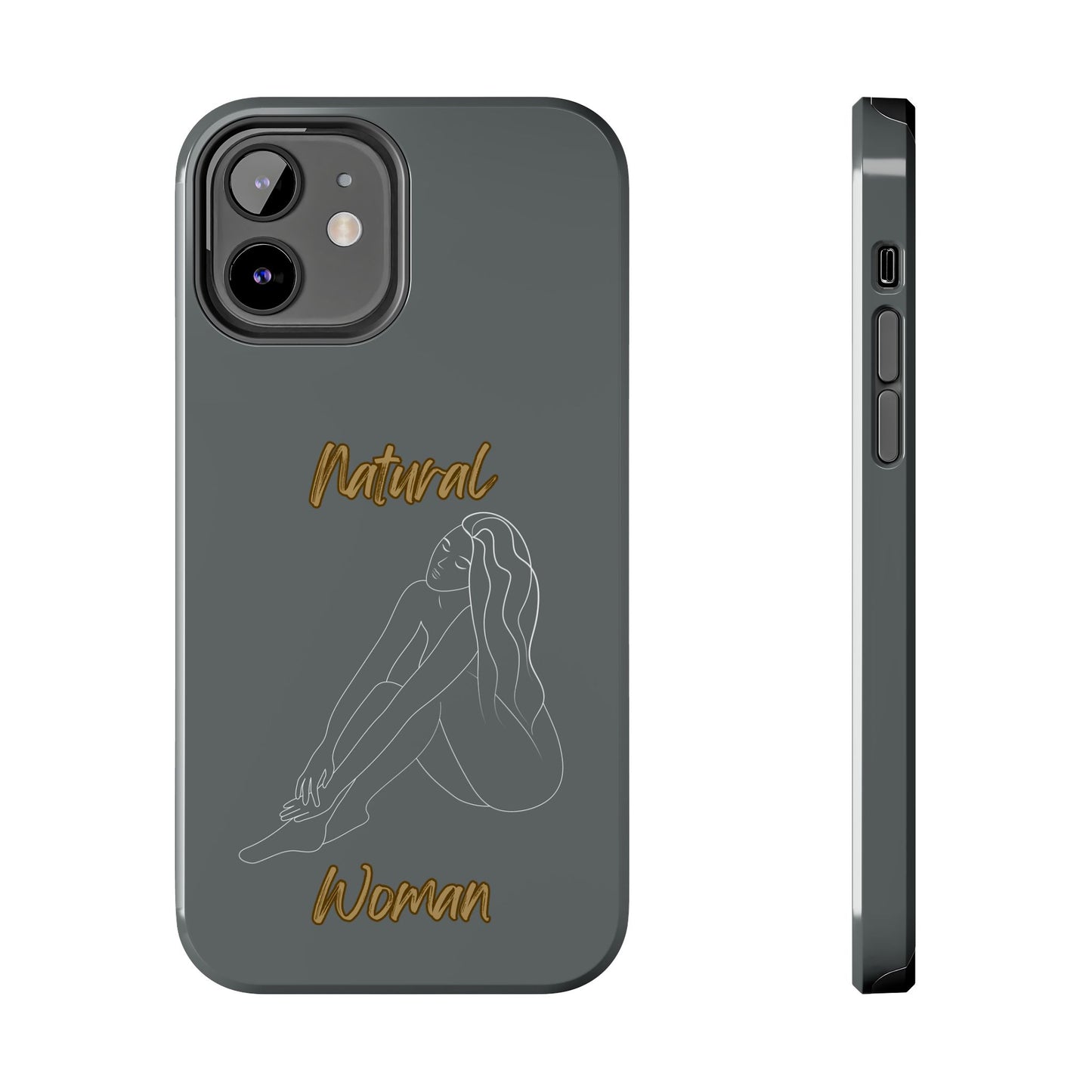Natural Woman Beauty (WL) Tough Phone Cases DARK GREY