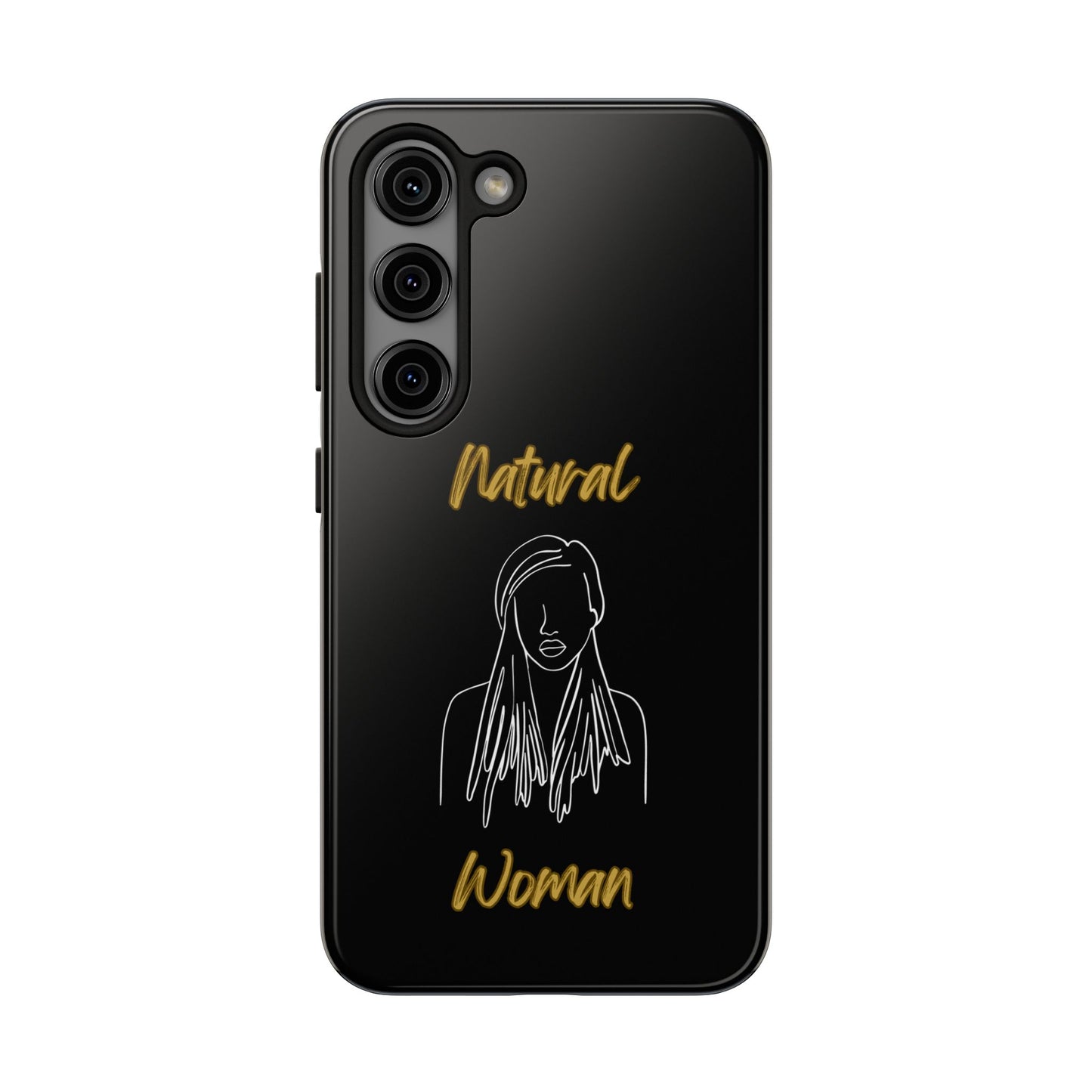 Natural Woman Content (WL)Tough Phone Cases BLACK