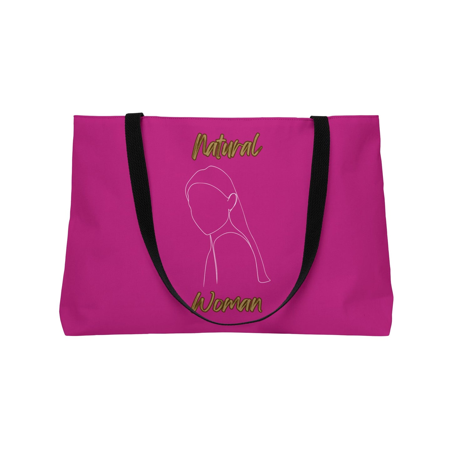 Natural Woman Tilted Look (WL) Weekender Tote Bag PINK