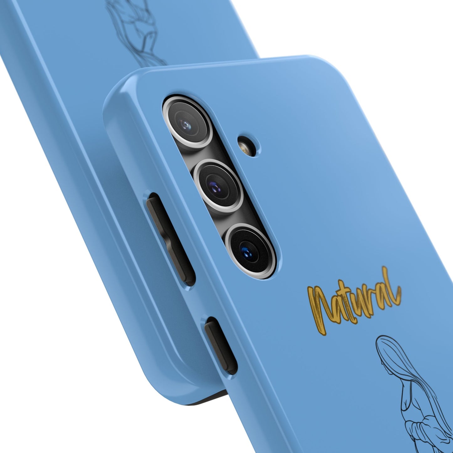 Natural Woman Expecting (BL)Tough Phone Cases LIGHT BLUE