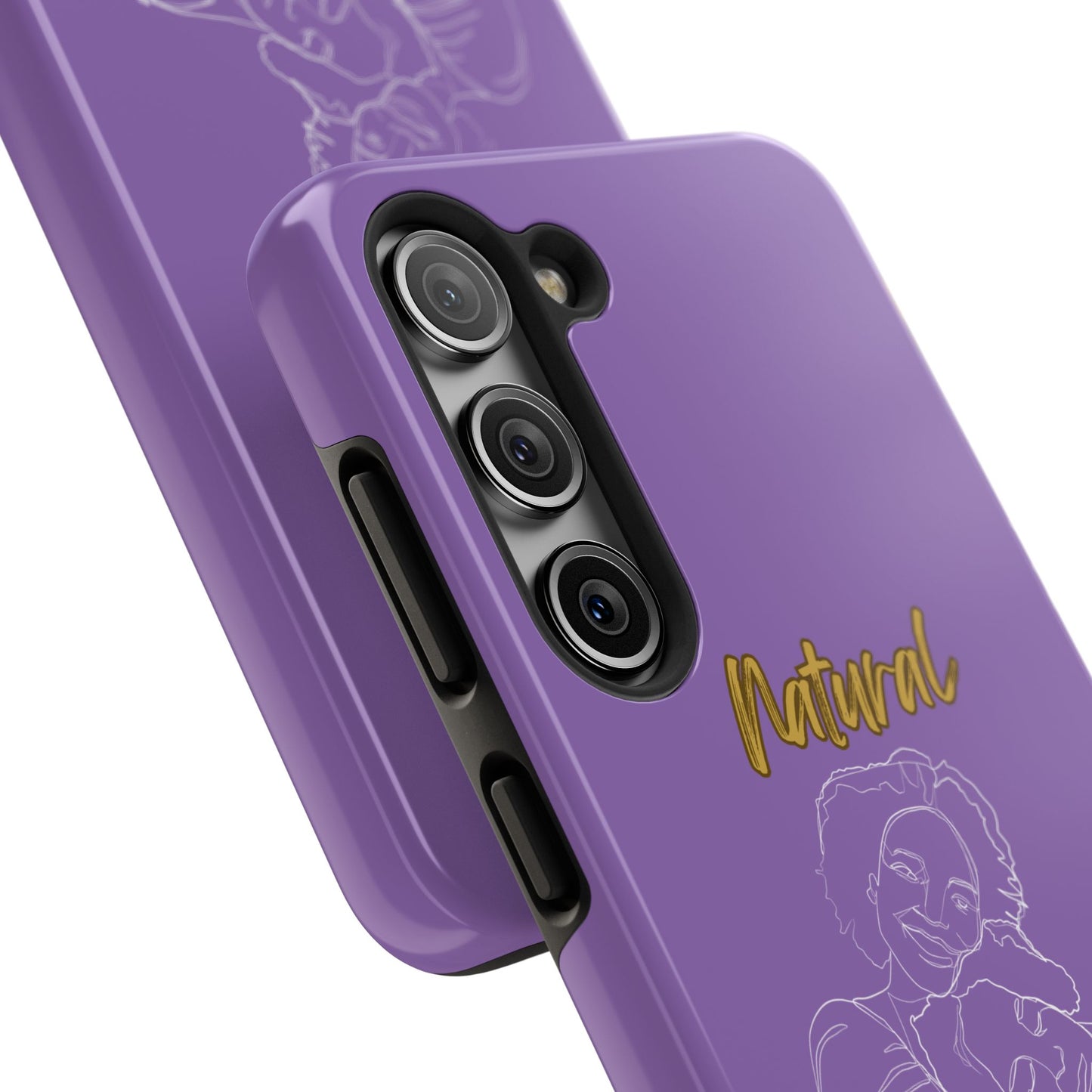 Natural Woman Loving Embrace (WL)Tough Phone Cases LIGHT PURPLE