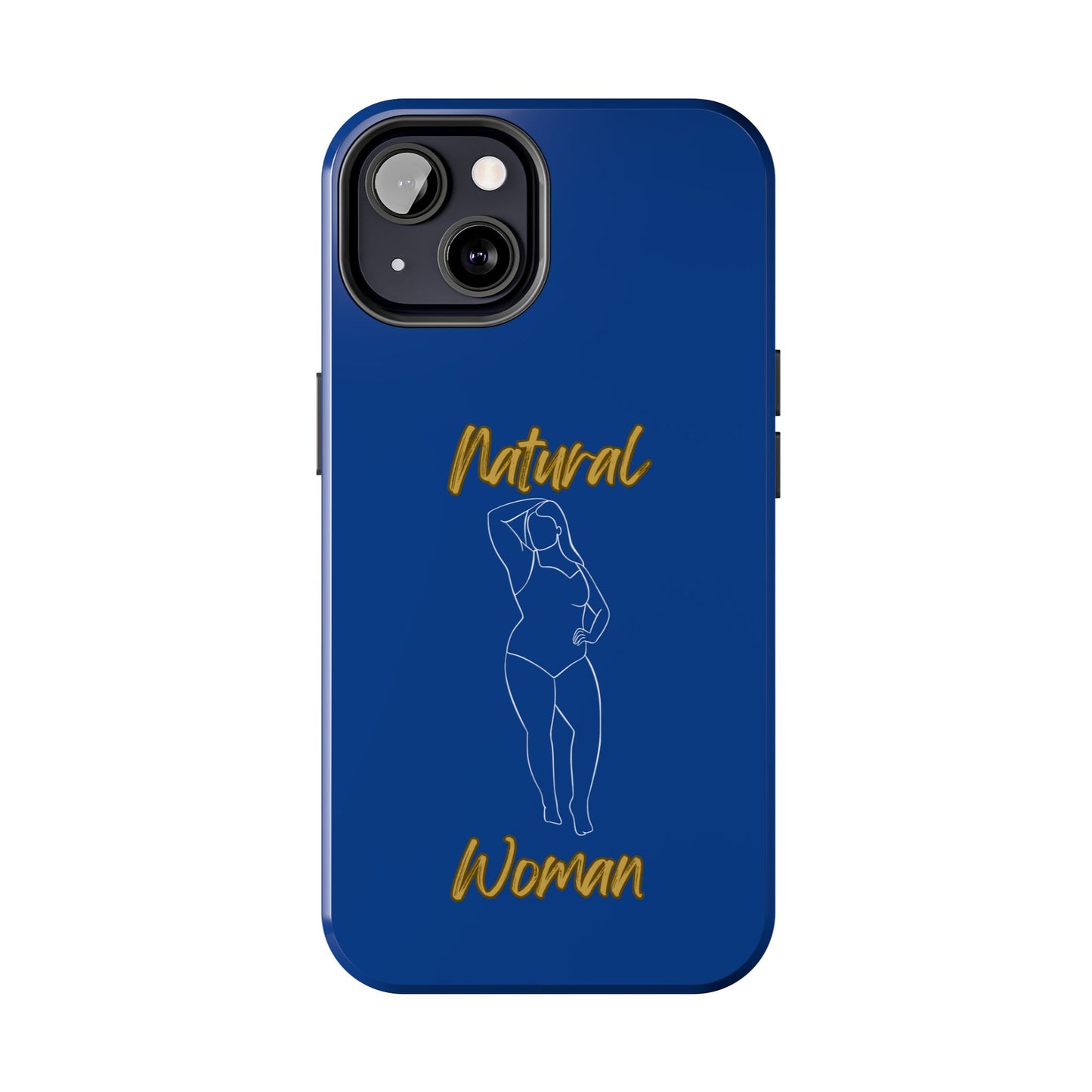 Natural Woman Looking Good (WL)Tough Phone Cases DARK BLUE