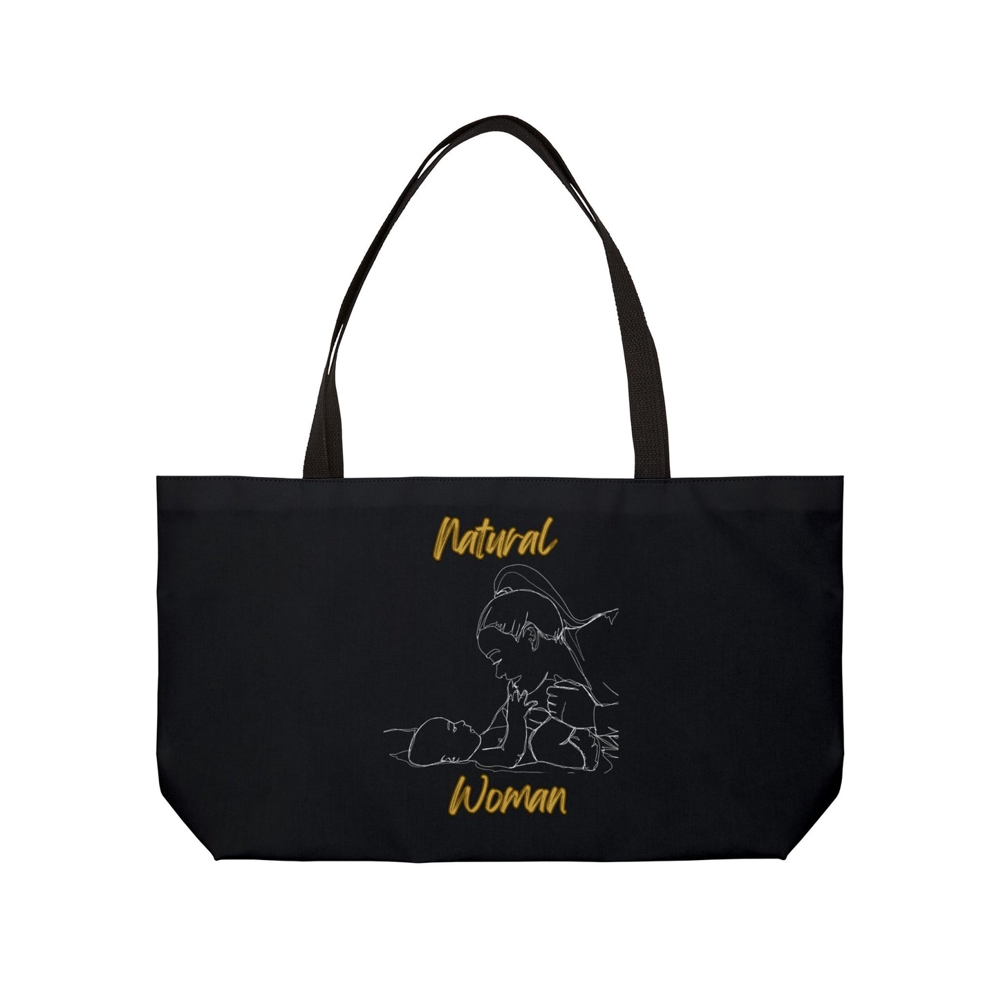 Natural Woman New Life (WL) Weekender Tote Bag BLACK