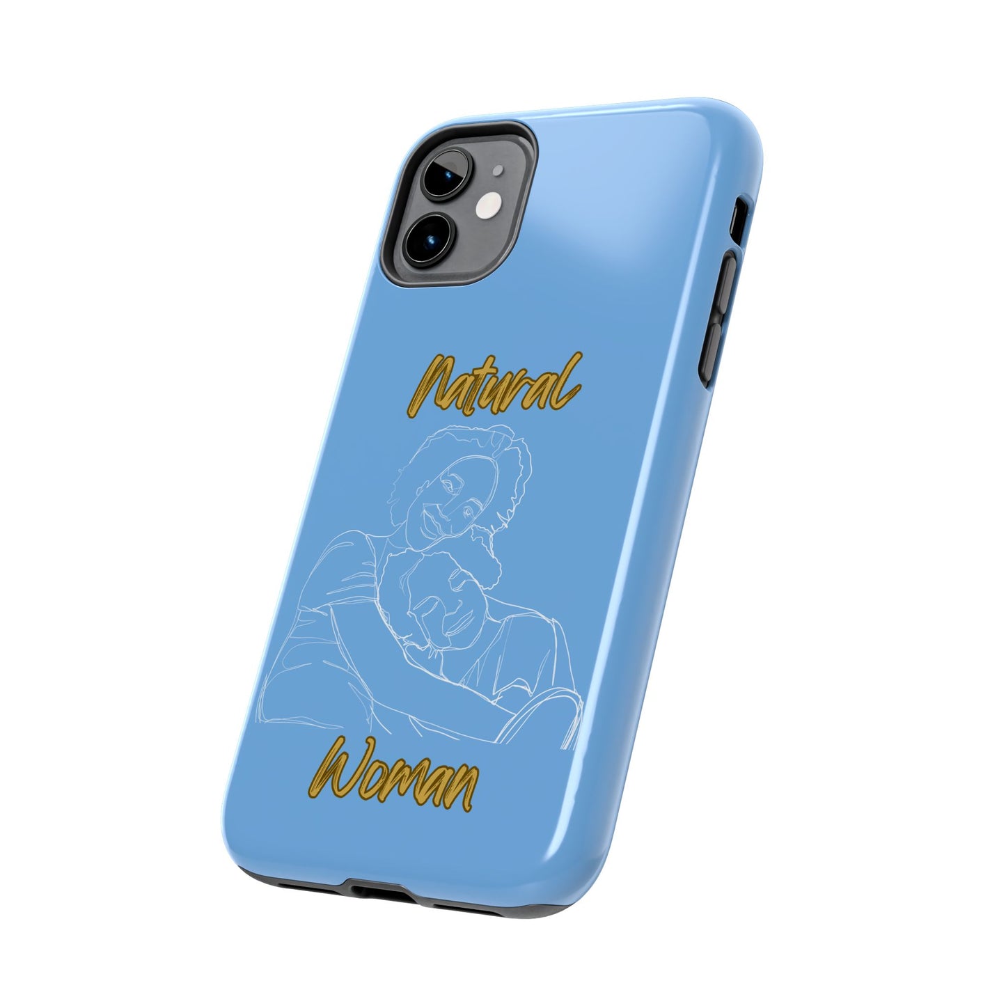 Natural Woman Loving Embrace (WL)Tough Phone Cases LIGHT BLUE
