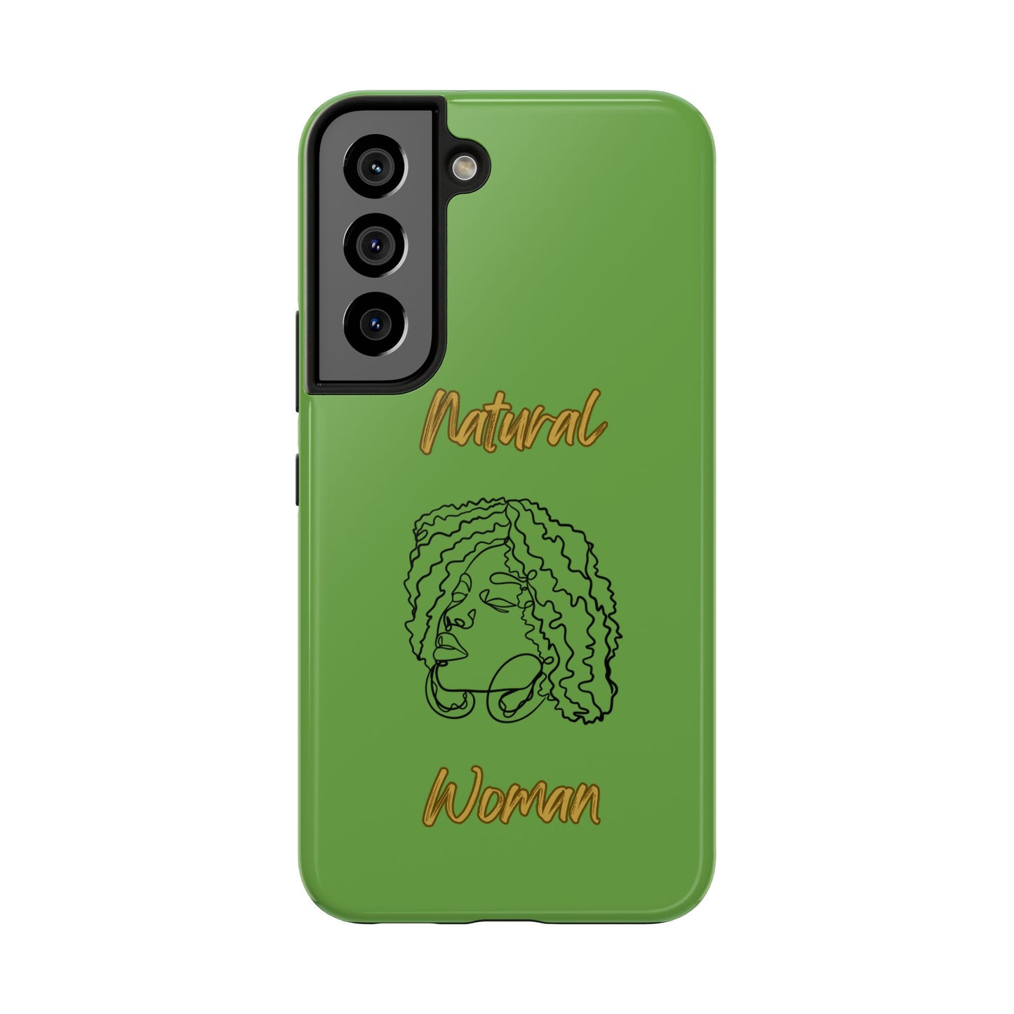 Natural Woman Naturally Me (BL)Tough Phone Cases GREEN