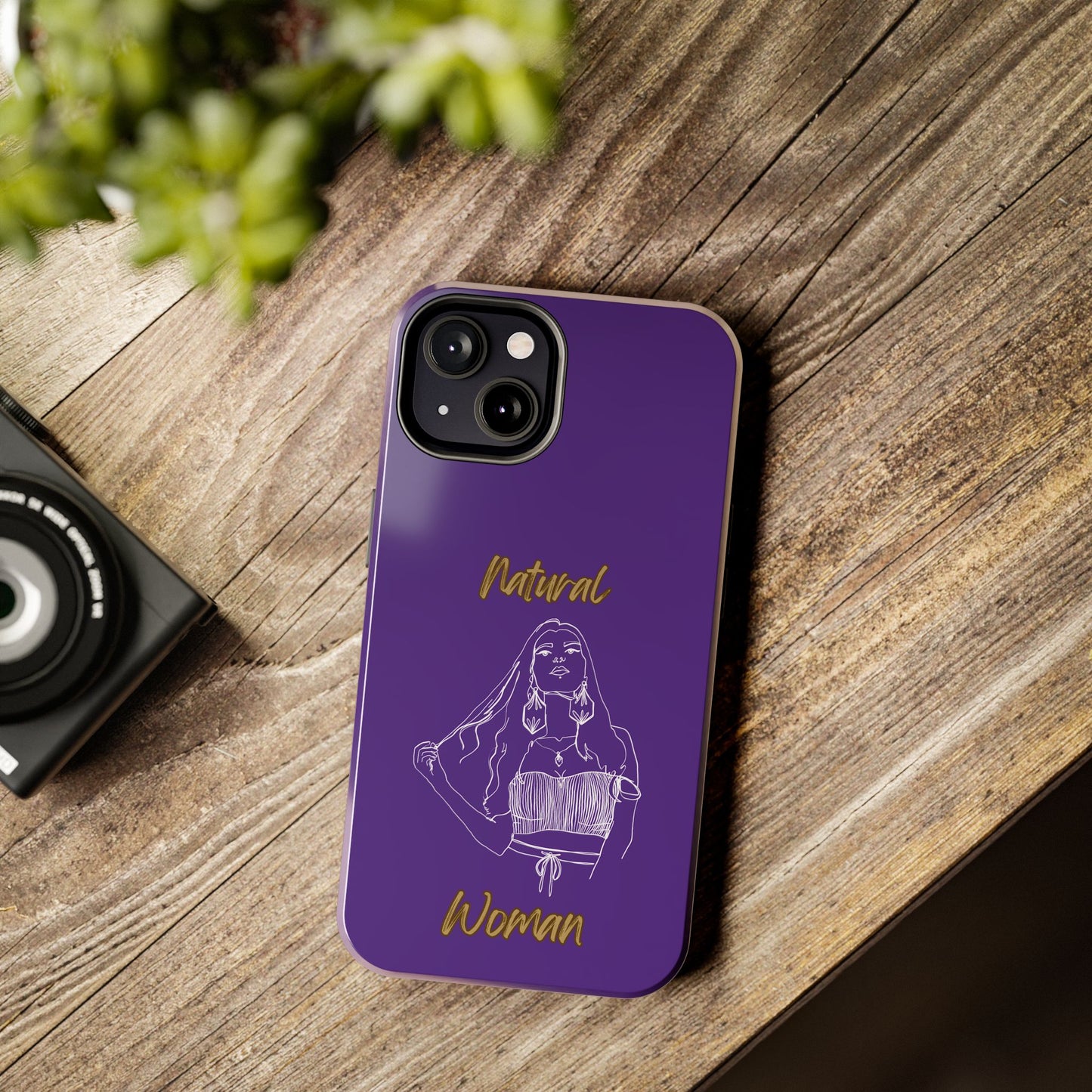 Natural Woman Thinking (WL)Tough Phone Cases PURPLE