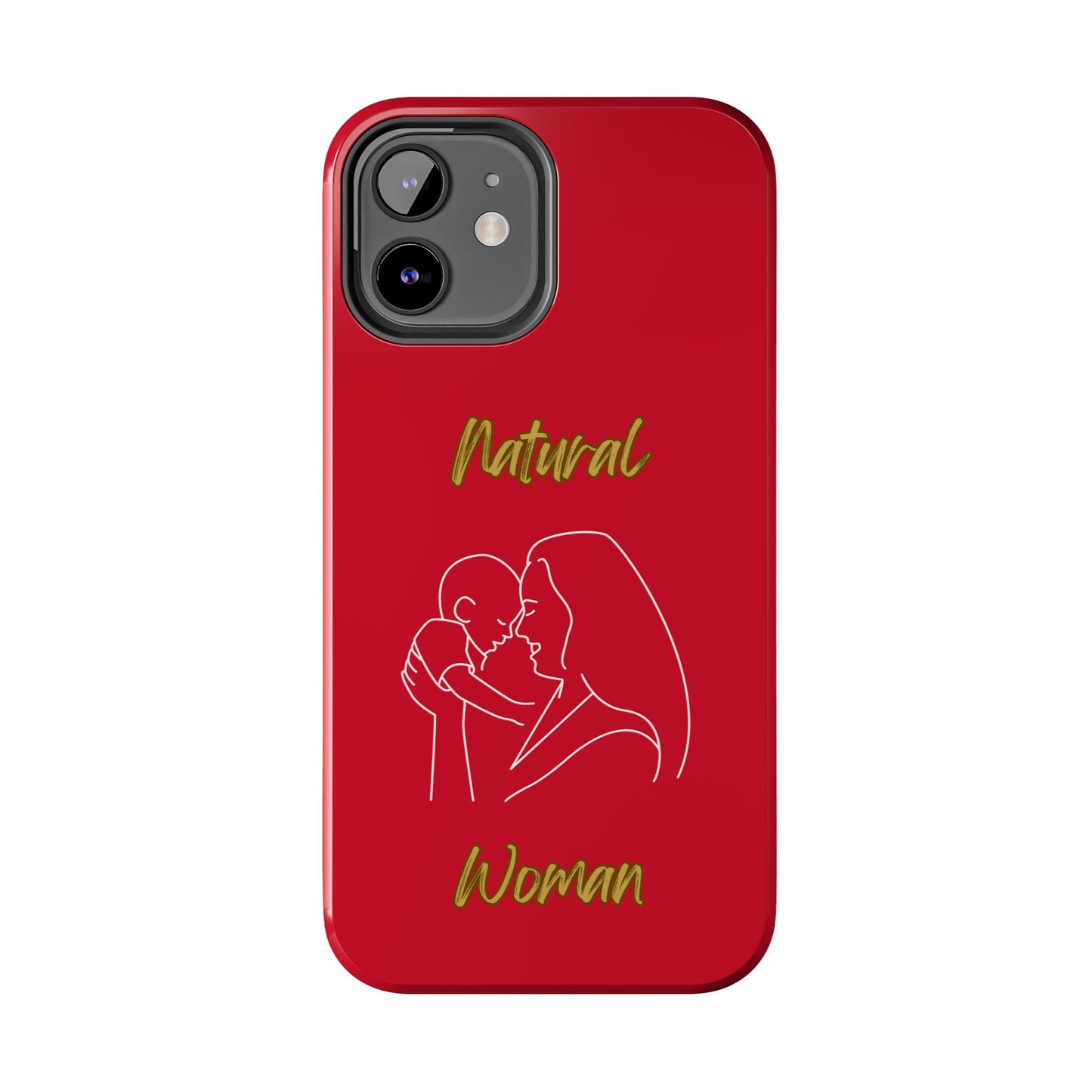 Natural Woman Joy (WL) Tough Phone Cases DARK RED