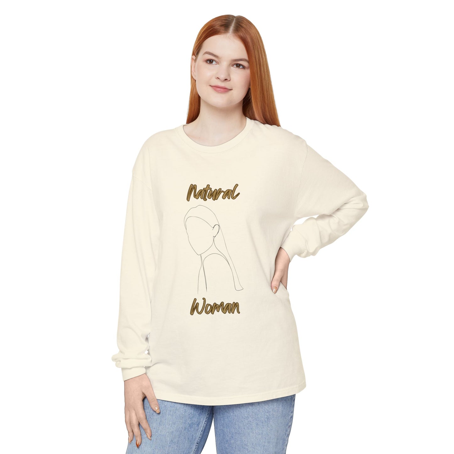 Natural Woman Tilted Look (BL)  Long Sleeve T-Shirt