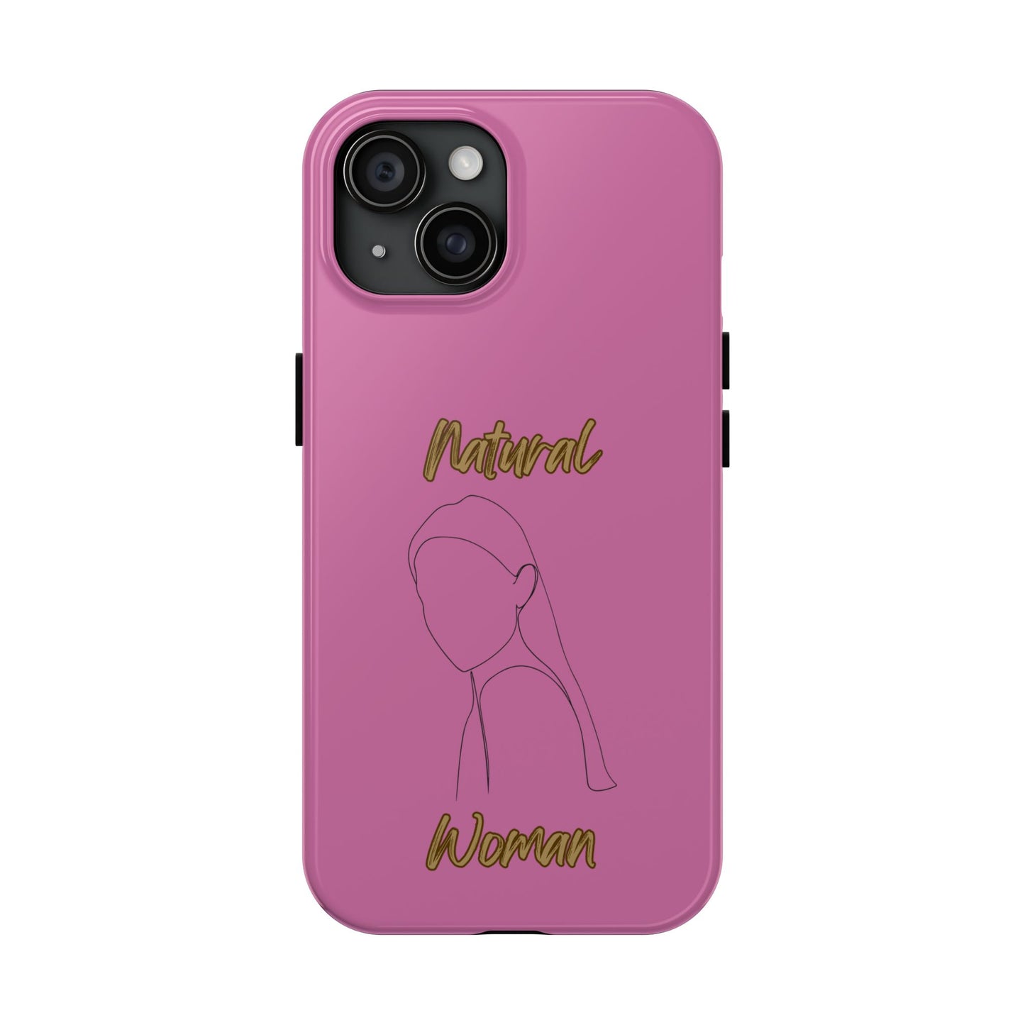 Natural Woman Tilted Look (BL) Tough Phone Cases LIGHT PINK