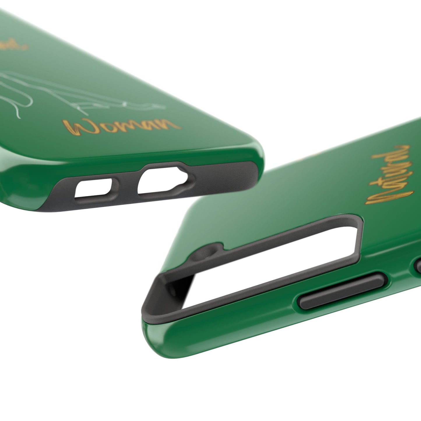 Natural Woman Hands Free (WL)Tough Phone Cases DARK GREEN