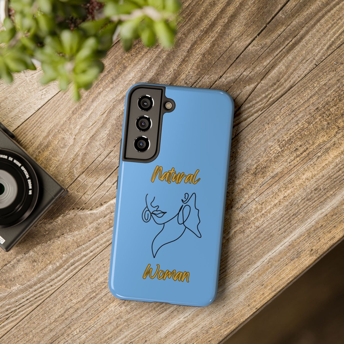 Natural Woman Lips (BL)Tough Phone Cases LIGHT BLUE