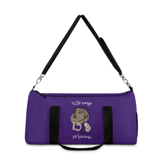 Strong Momma (WL) Duffel Bag PURPLE