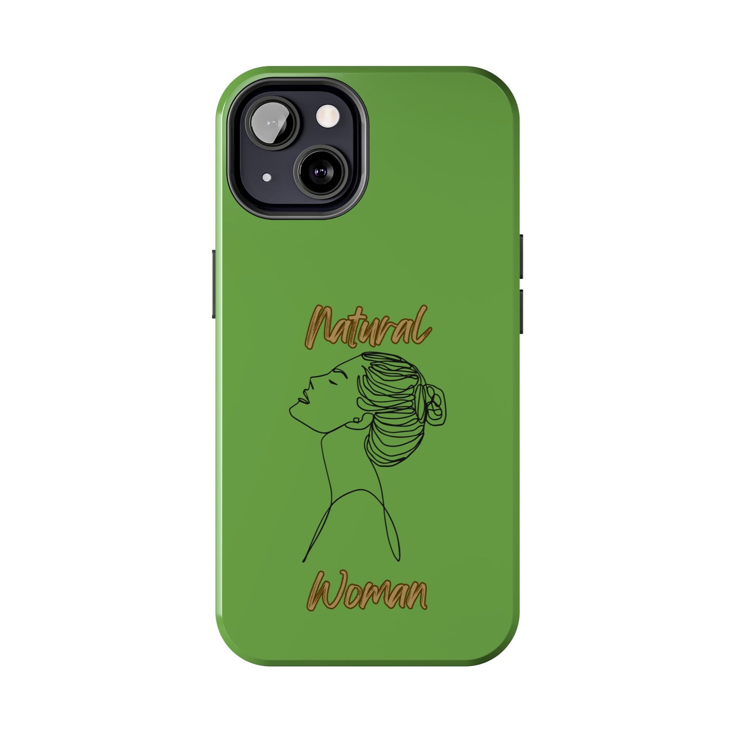 Natural Woman Wet Bun (BL) Tough Phone Cases GREEN