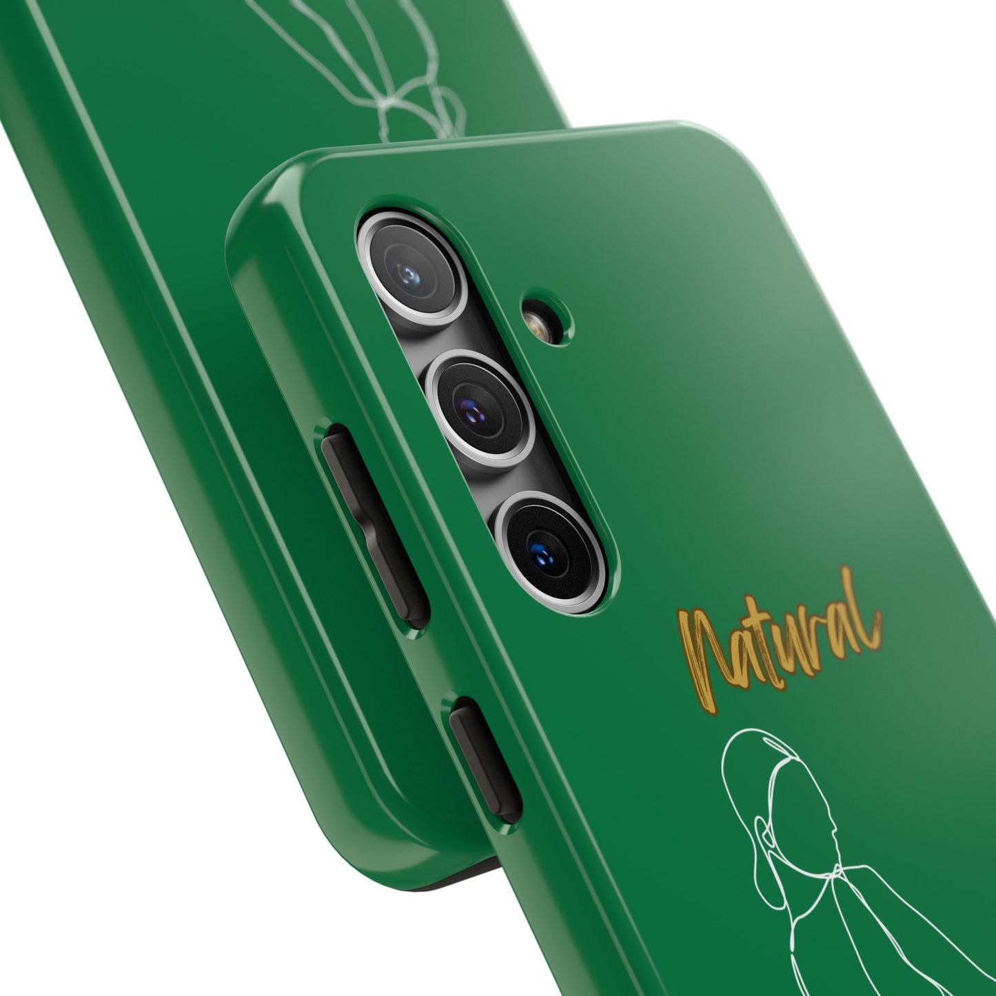 Natural Woman Hands Free (WL)Tough Phone Cases DARK GREEN