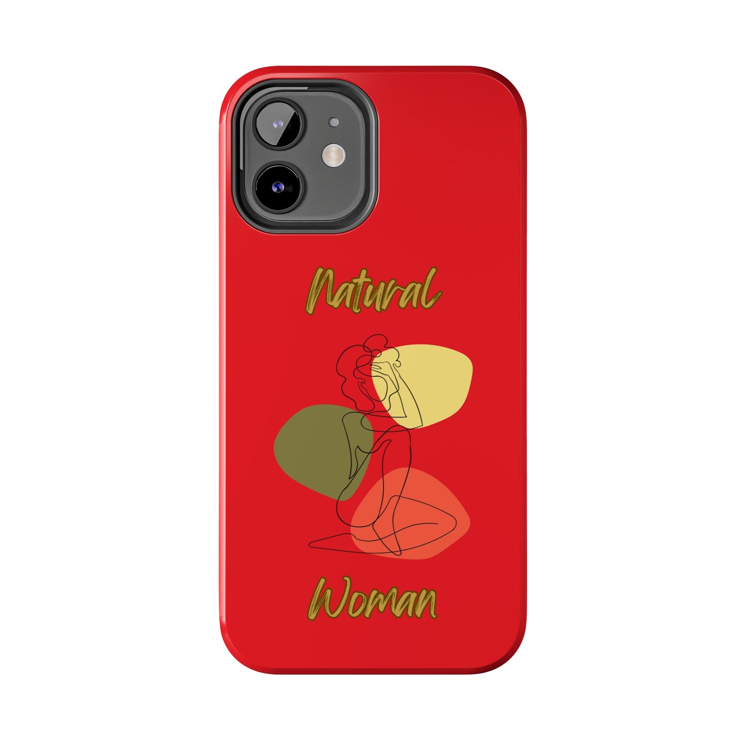 Natural Woman Colorful Pose (BL)Tough Phone Cases RED