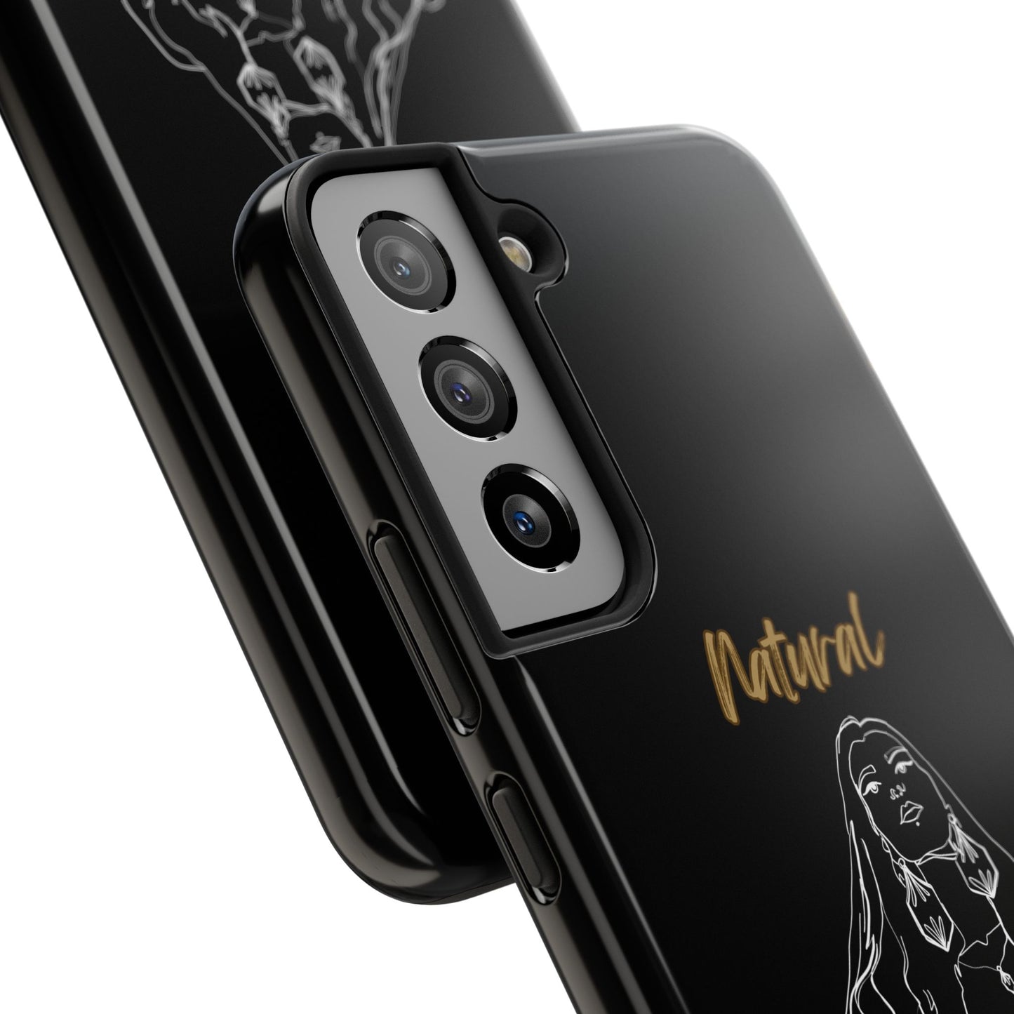 Natural Woman Thinking (WL)Tough Phone Cases BLACK