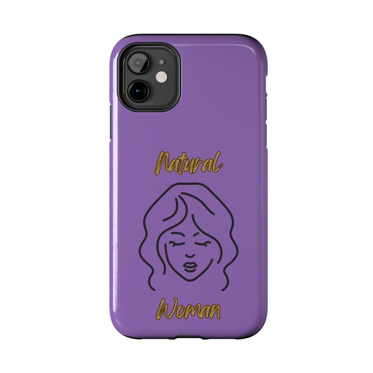 Natural Woman Modest (BL)Tough Phone Cases LIGHT PURPLE