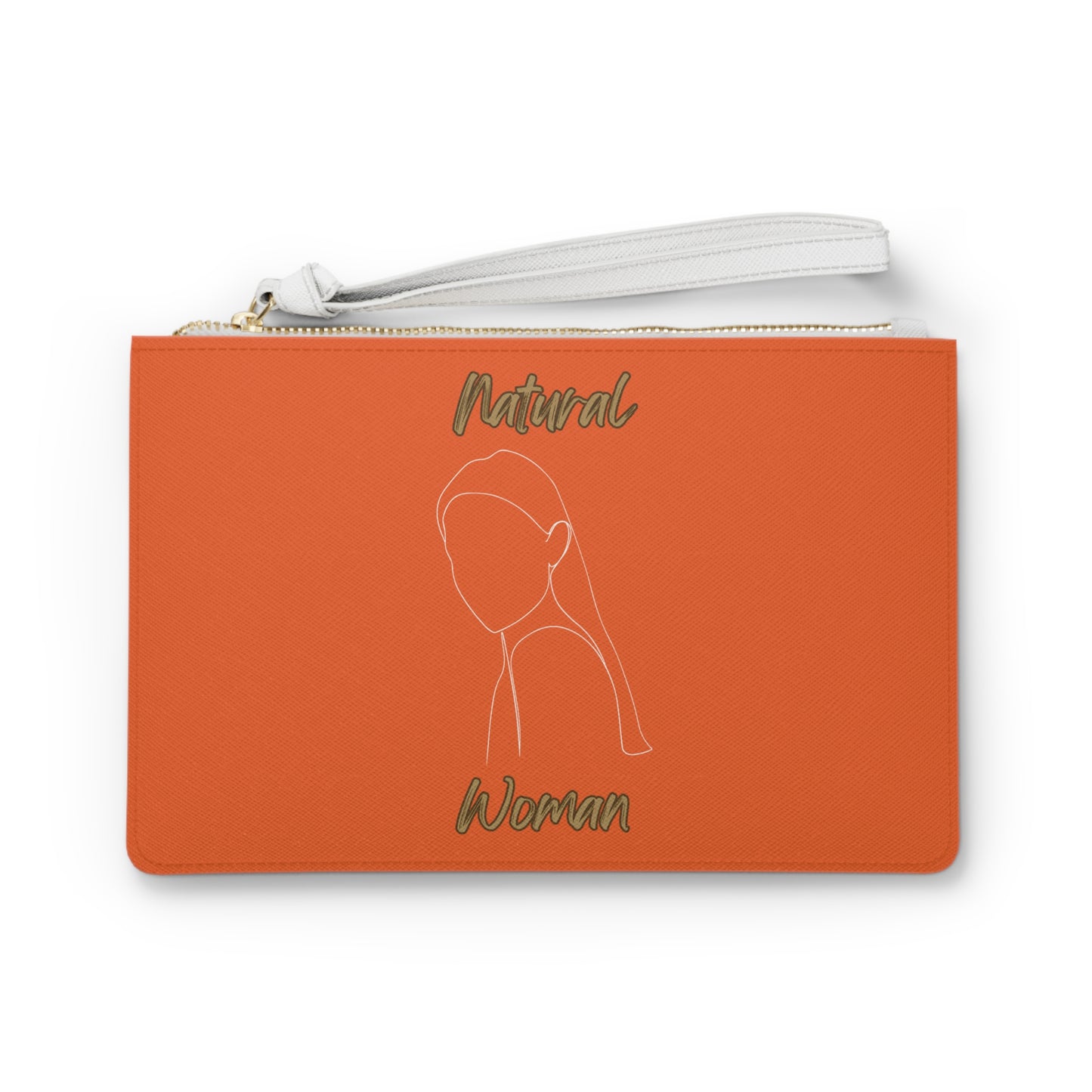 Natural Woman Tilted Look (WL) Clutch Bag ORANGE