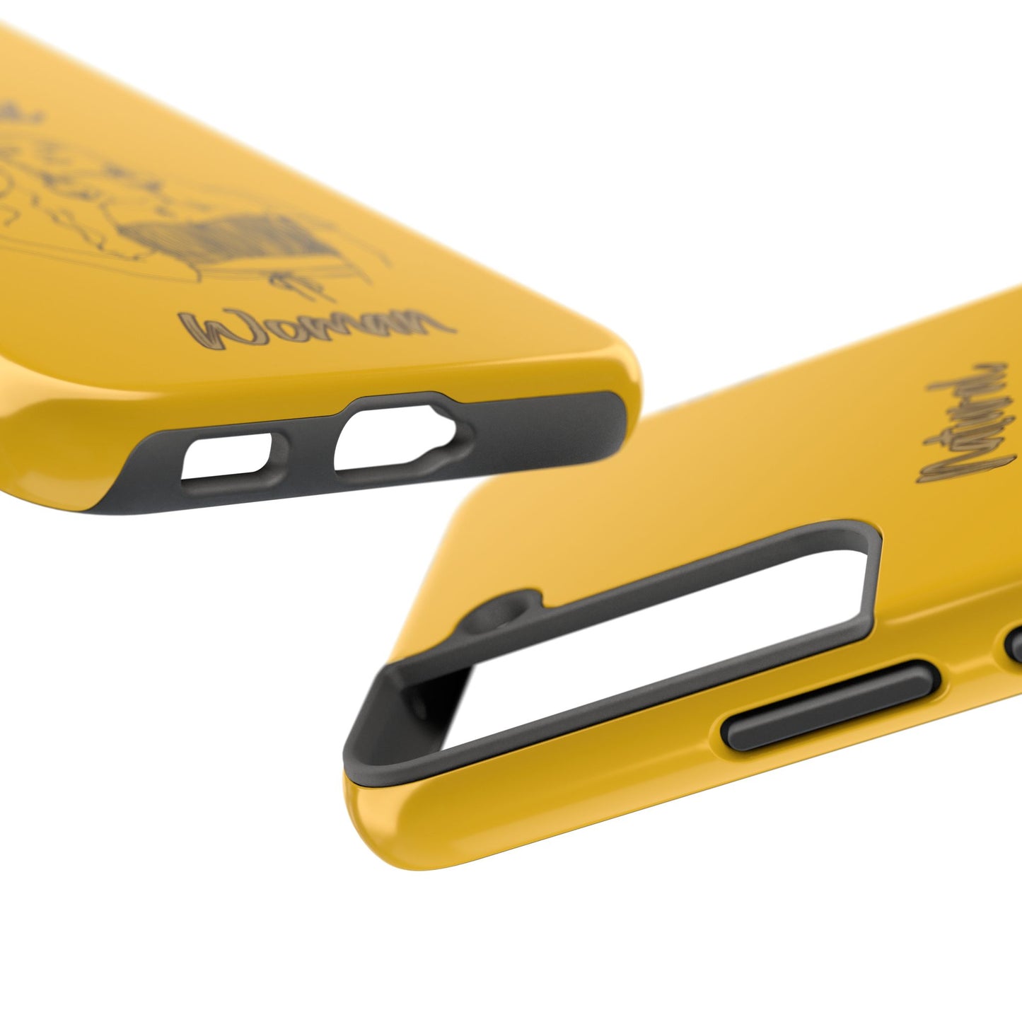 Natural Woman Thinking (BL)Tough Phone Cases YELLOW