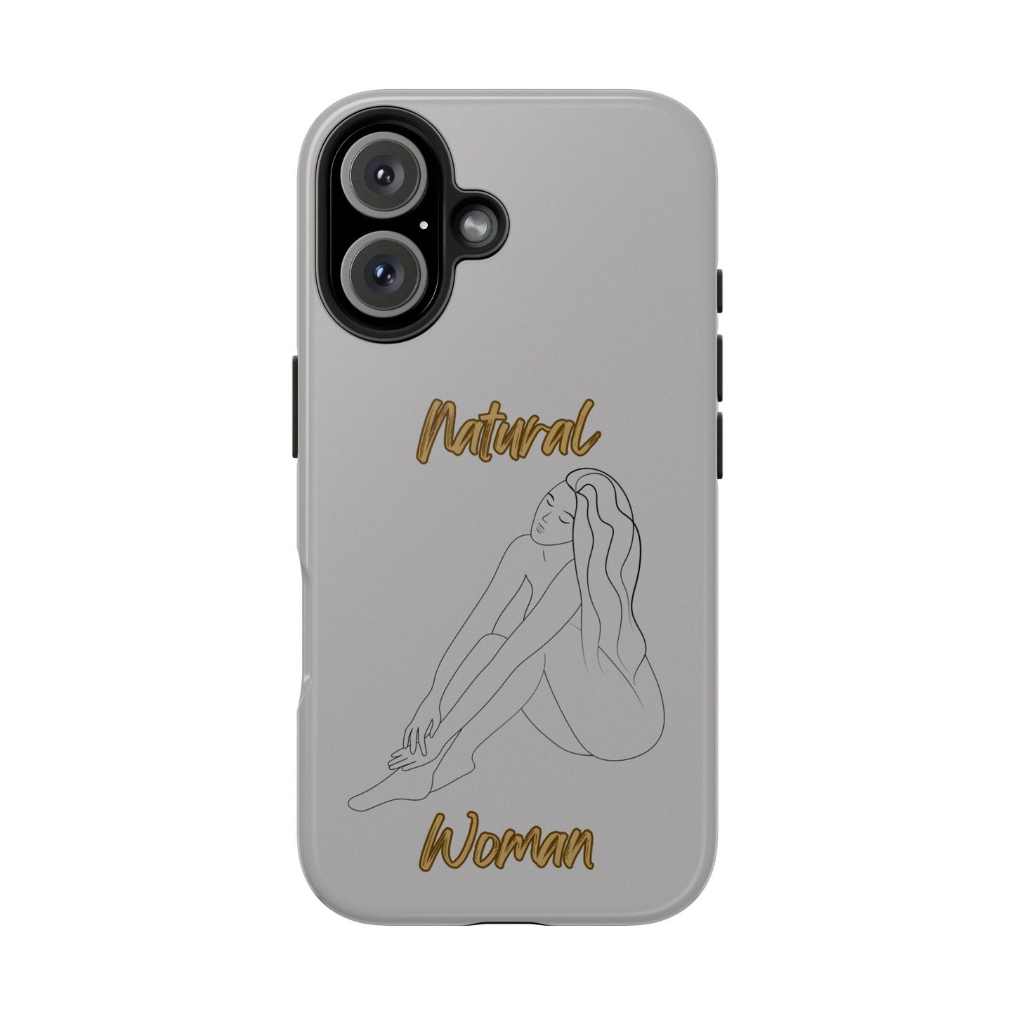 Natural Woman Beauty (BL) Tough Phone Cases LIGHT GREY