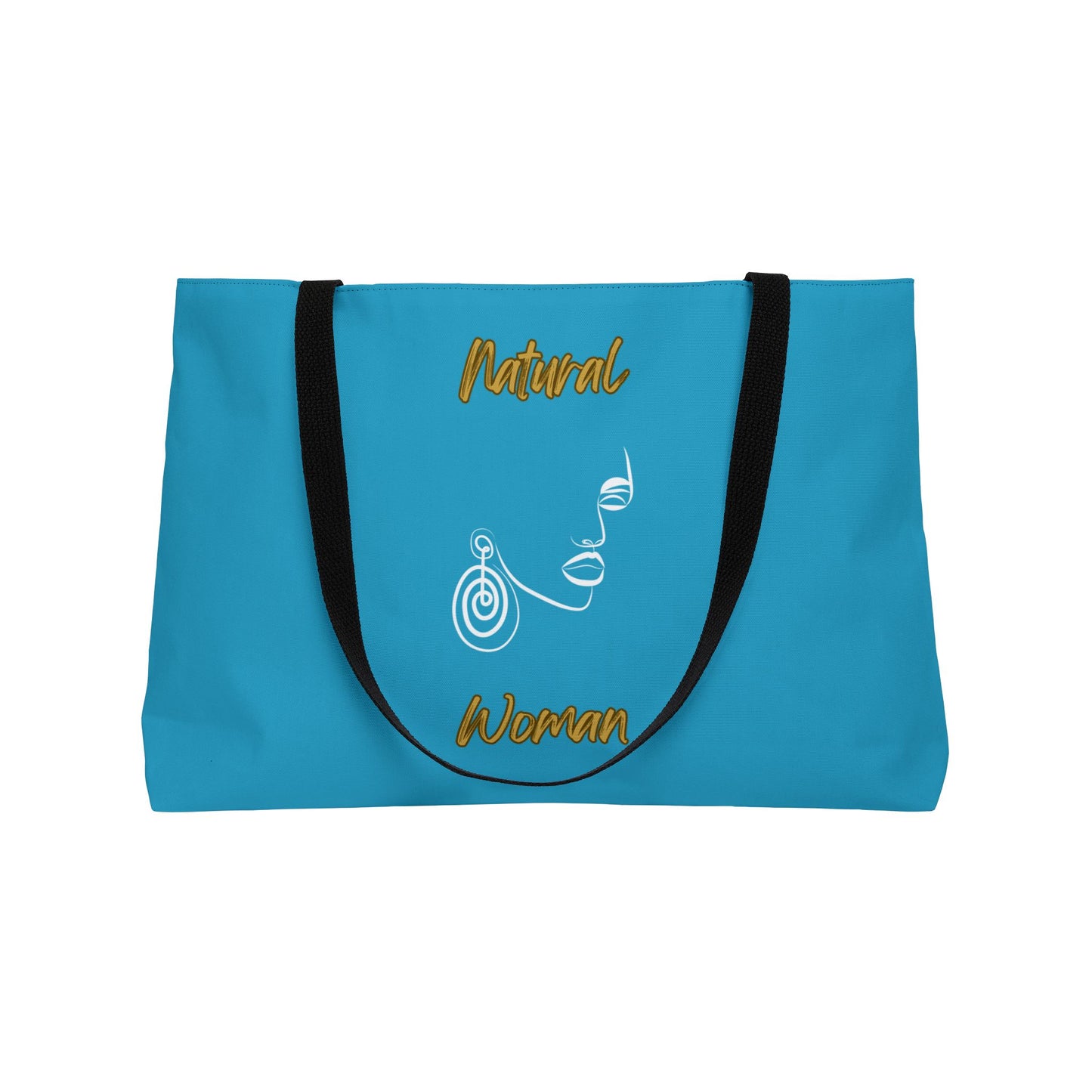 Natural Woman Music In My Soul (WL) Weekender Tote Bag TURQUOISE