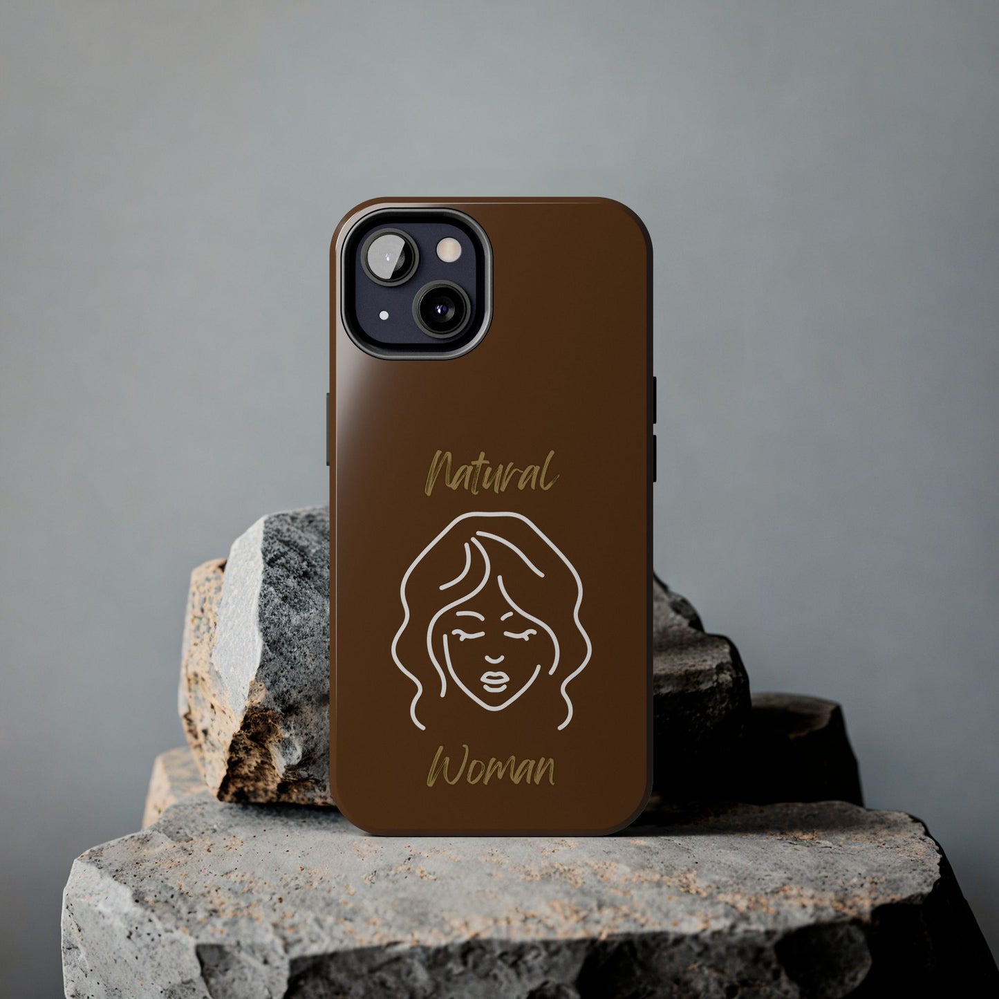 Natural Woman Modest (WL)Tough Phone Cases BROWN