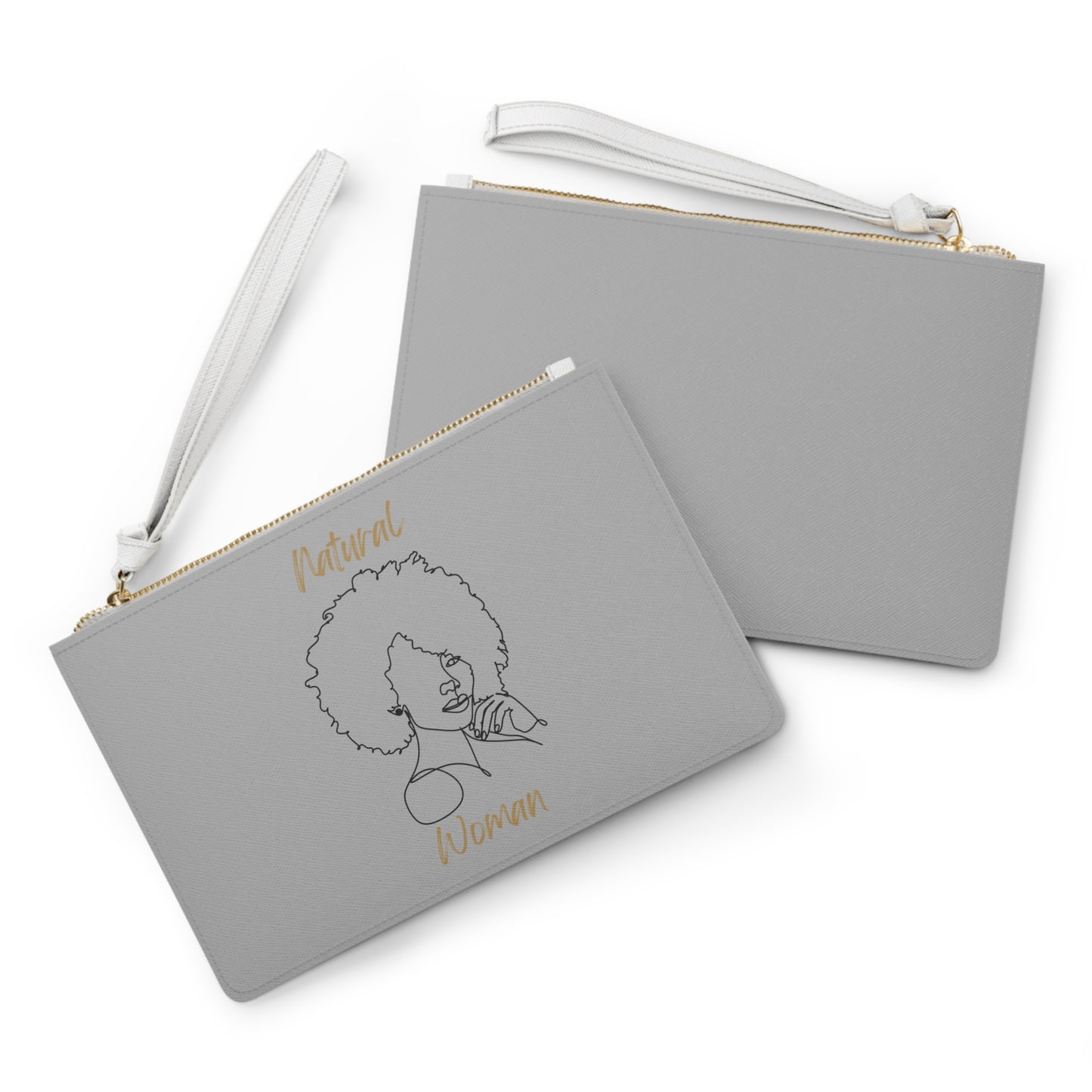 Natural Woman The Look (BL) Clutch Bag LIGHT GREY