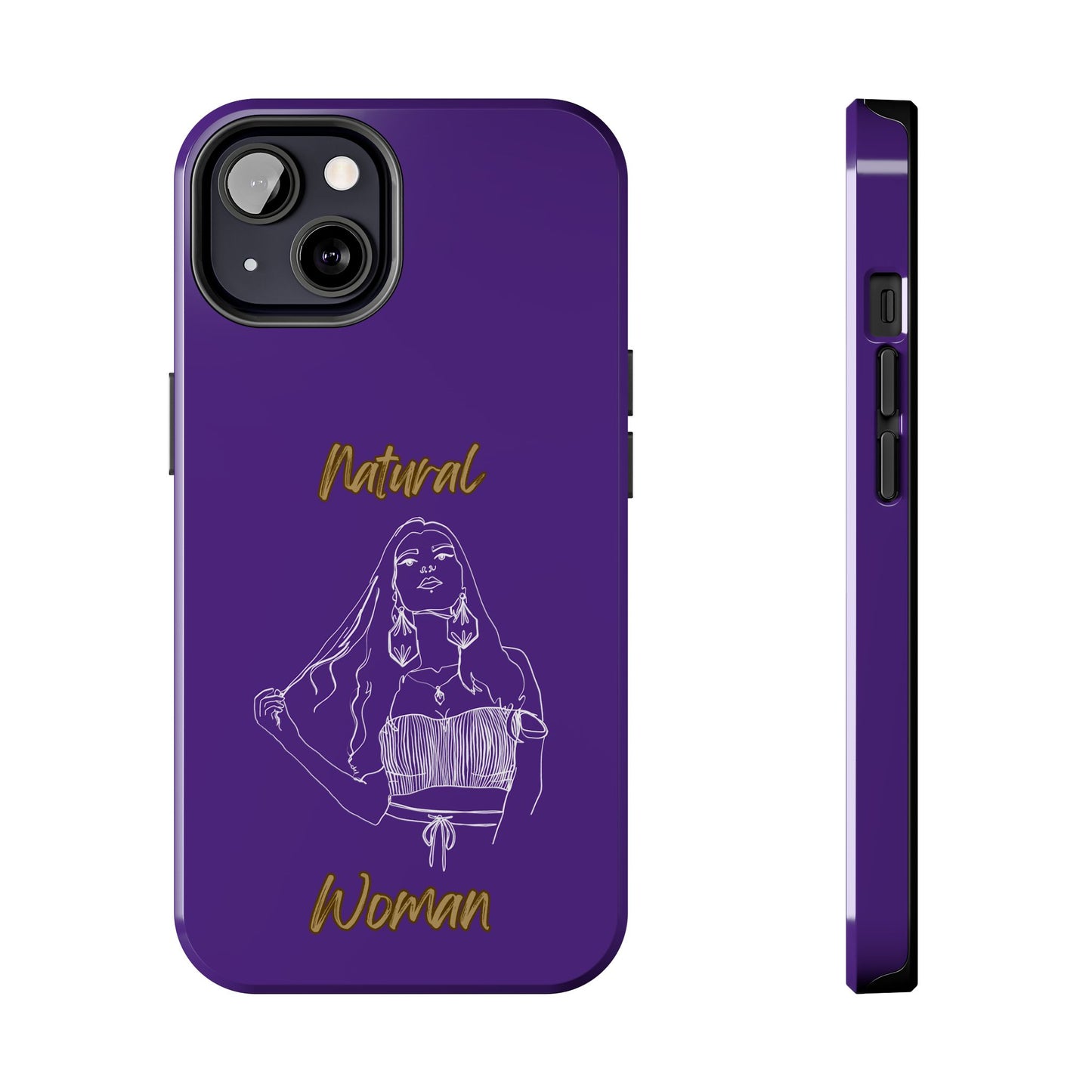 Natural Woman Thinking (WL)Tough Phone Cases PURPLE