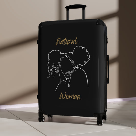 Natural Woman Twin Puffs (WL) Suitcase BLACK